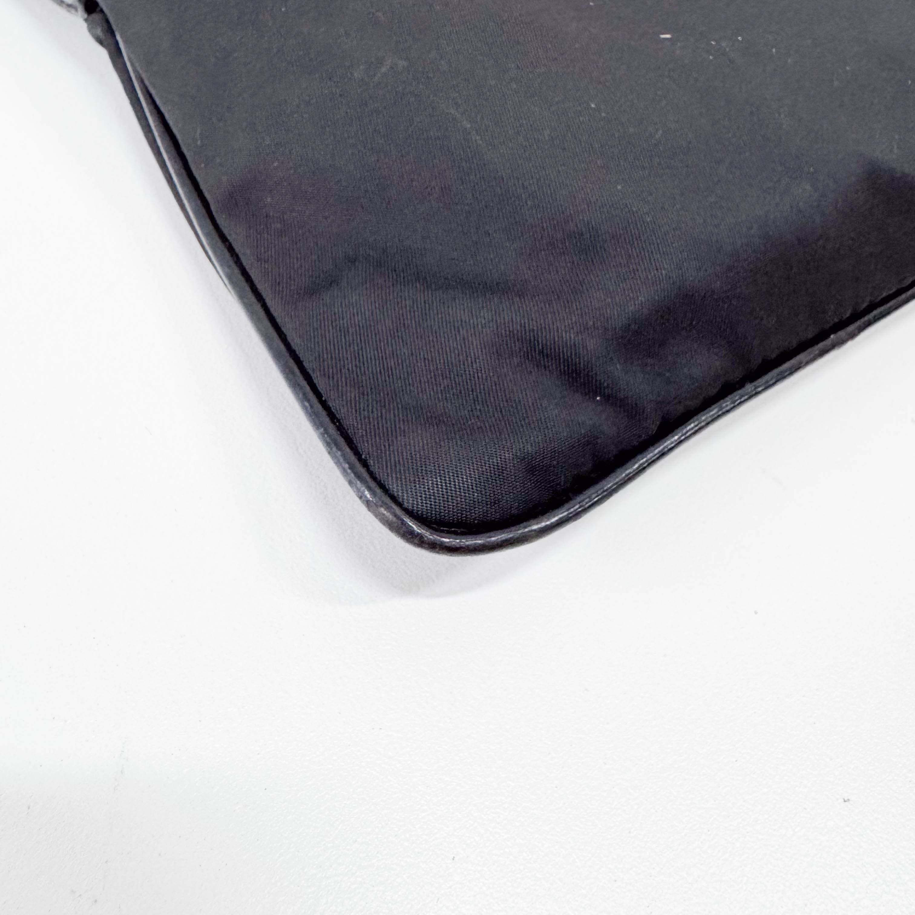 Black Nylon Crossbody Bag