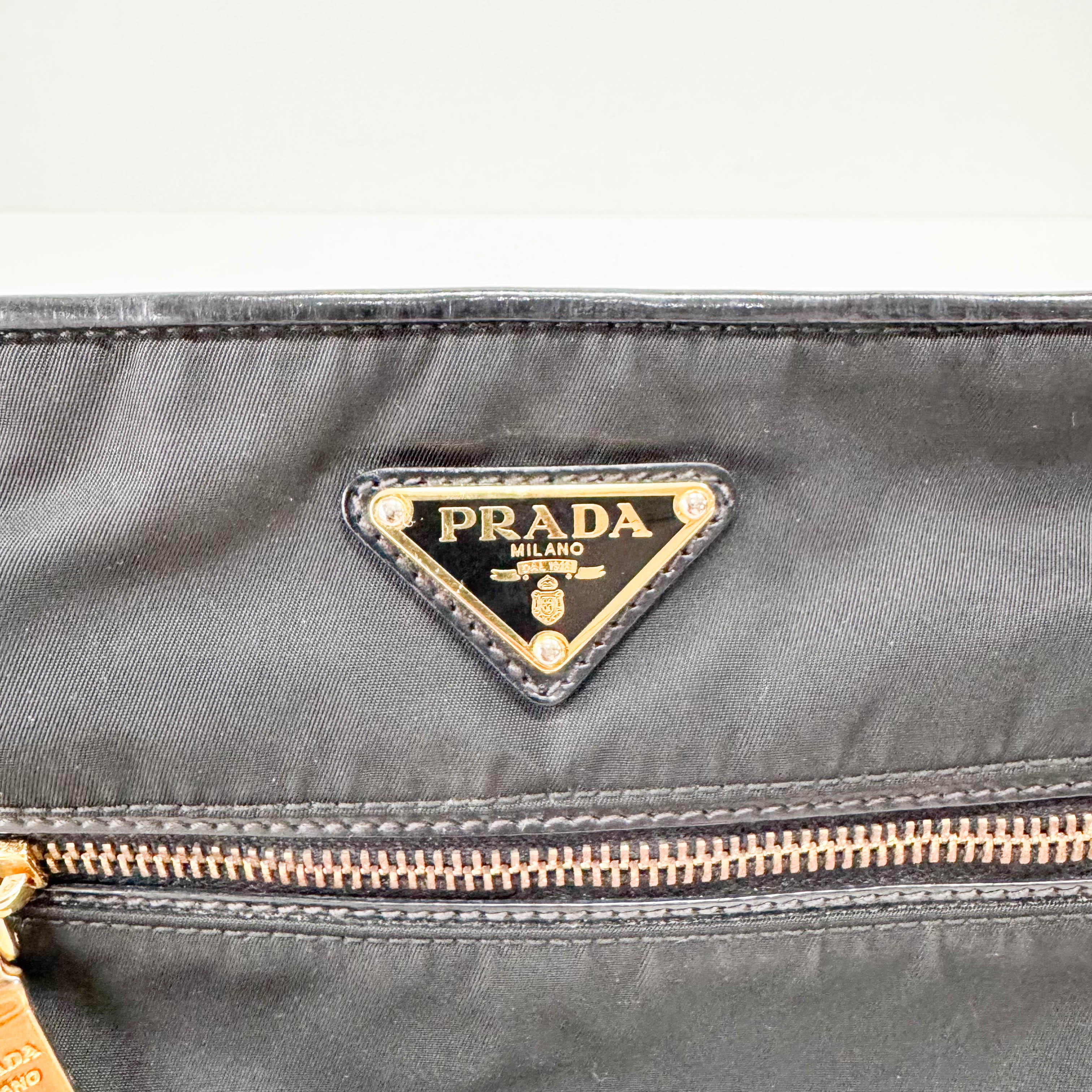 Black Nylon Crossbody Bag