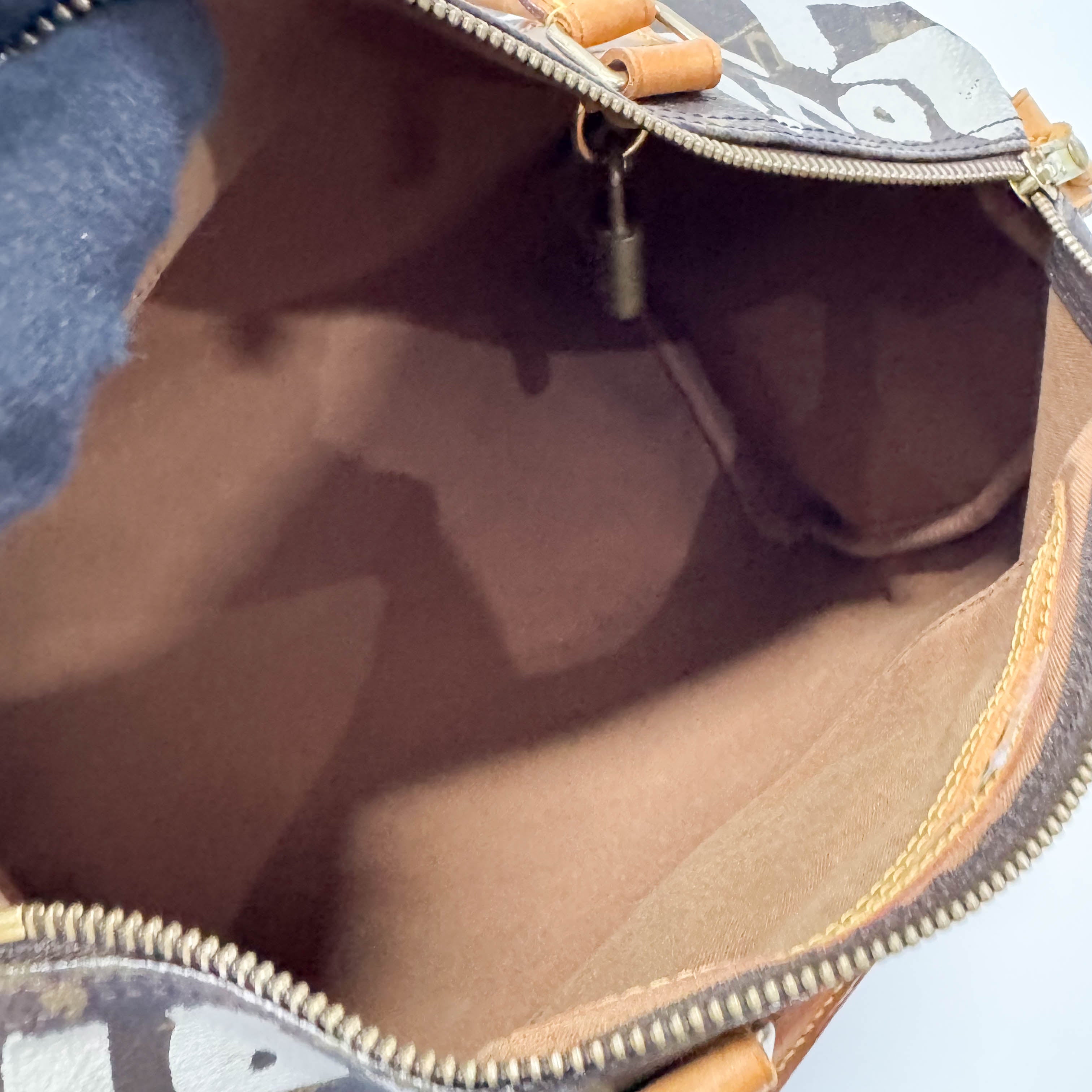 Stephen Sprouse Monogram Graffiti Speedy 30 White