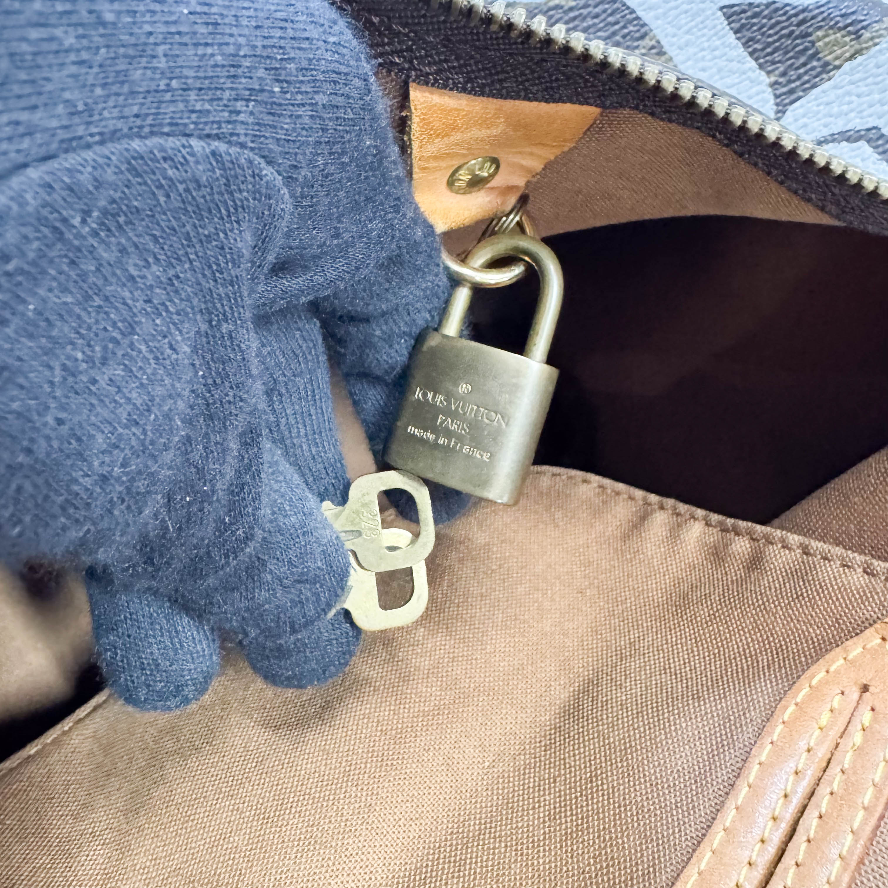 Stephen Sprouse Monogram Graffiti Speedy 30 White