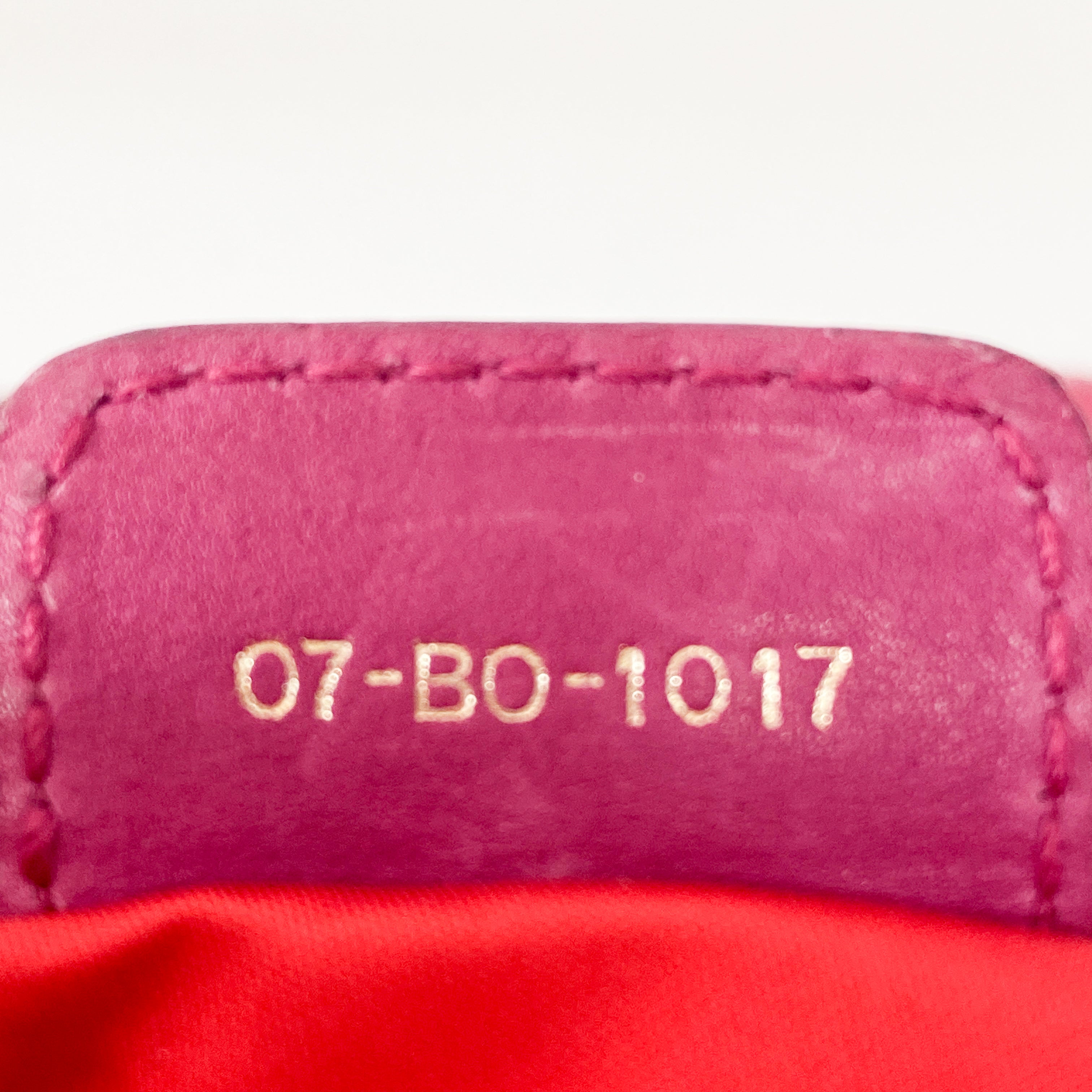 Pink Leather Hobo Shoulder Bag