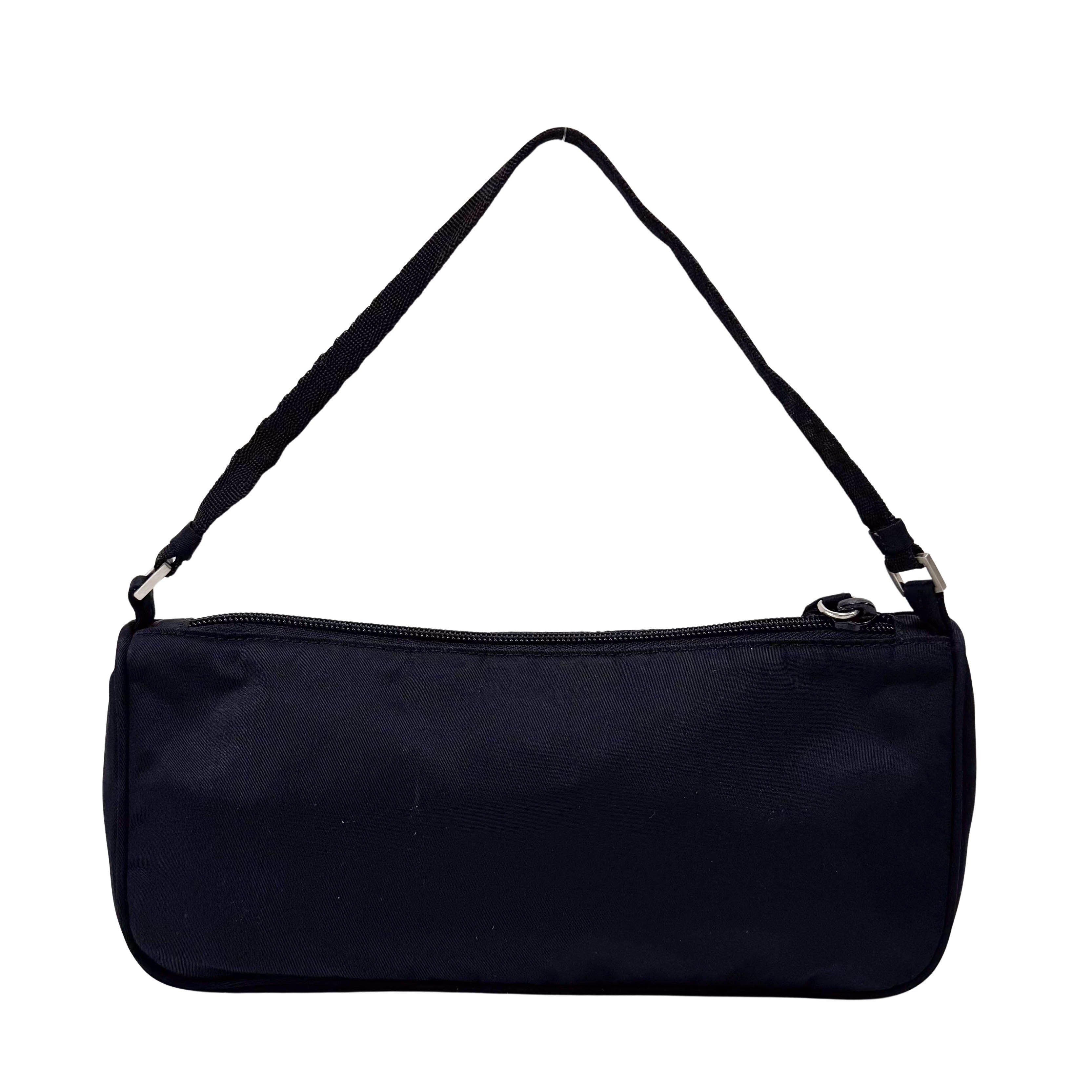 Black Nylon Shoulder Bag