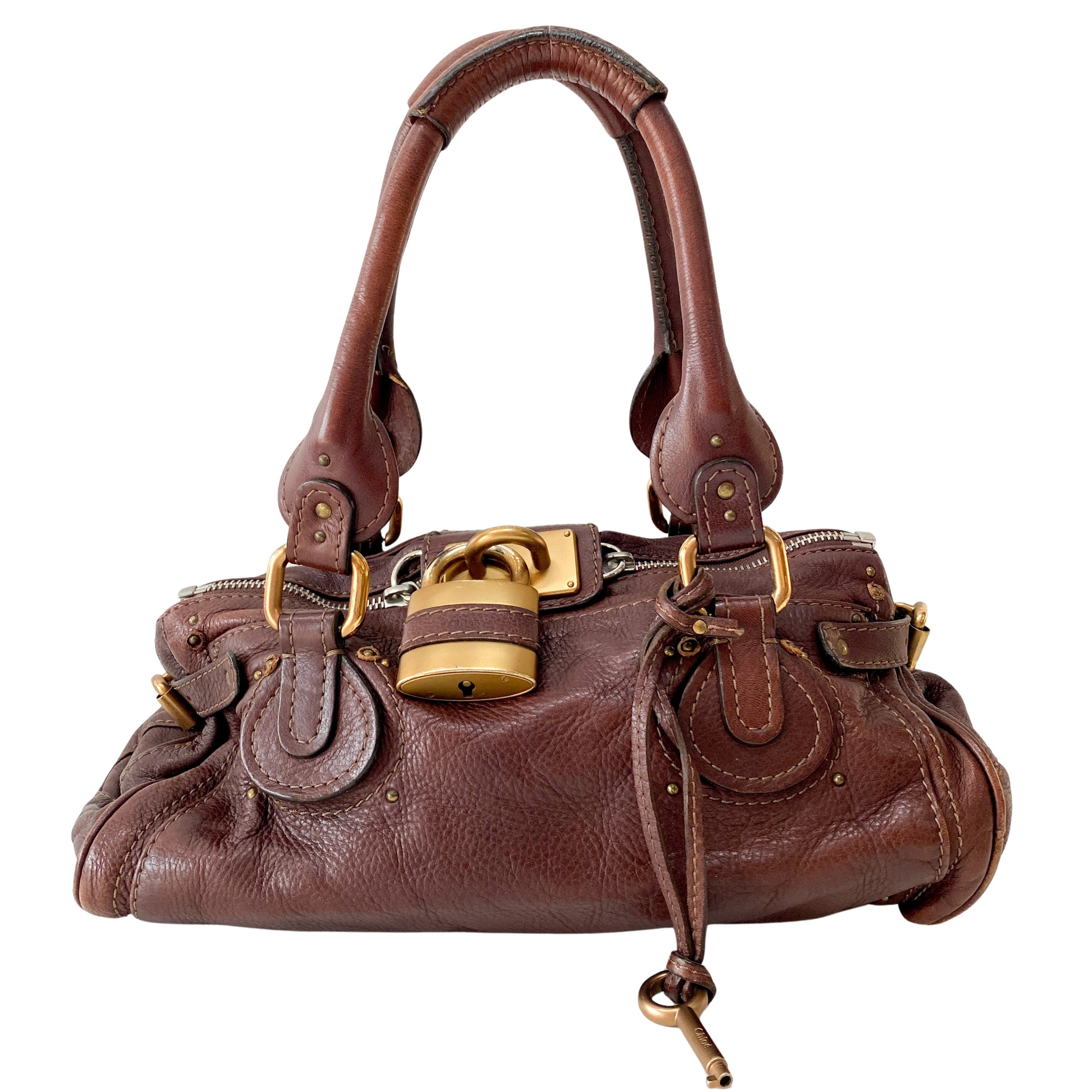Brown Leather Paddington Bag