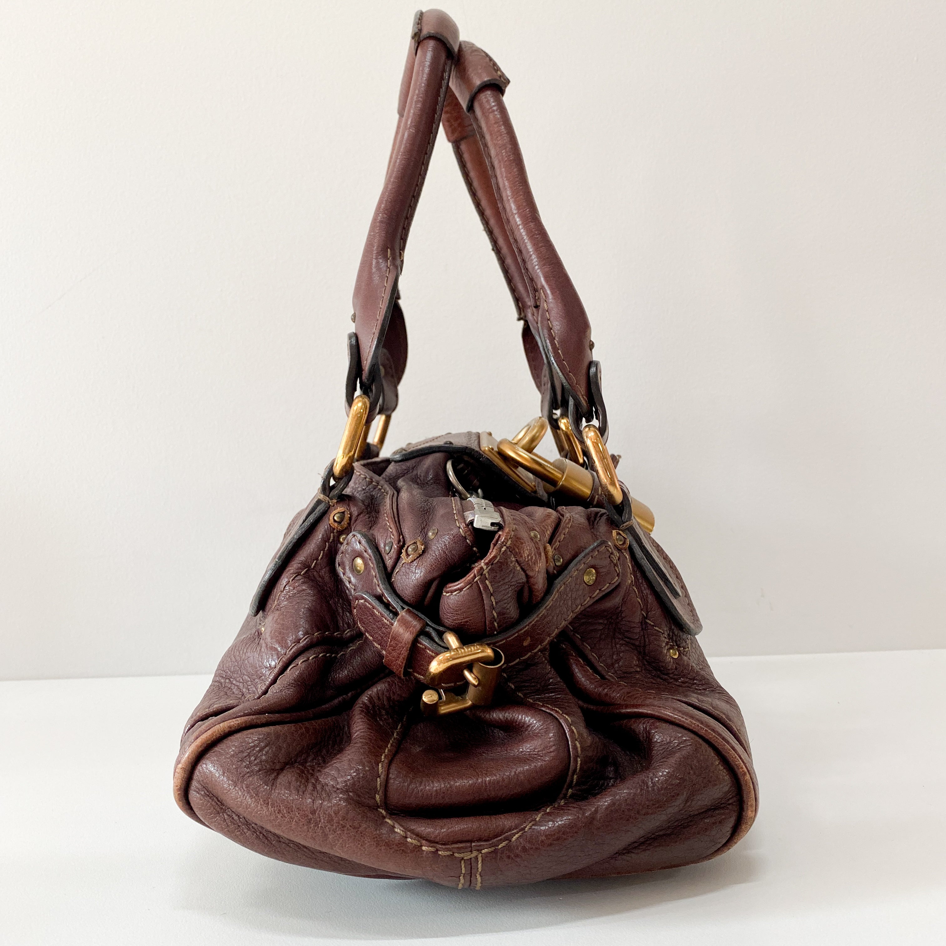 Brown Leather Paddington Bag