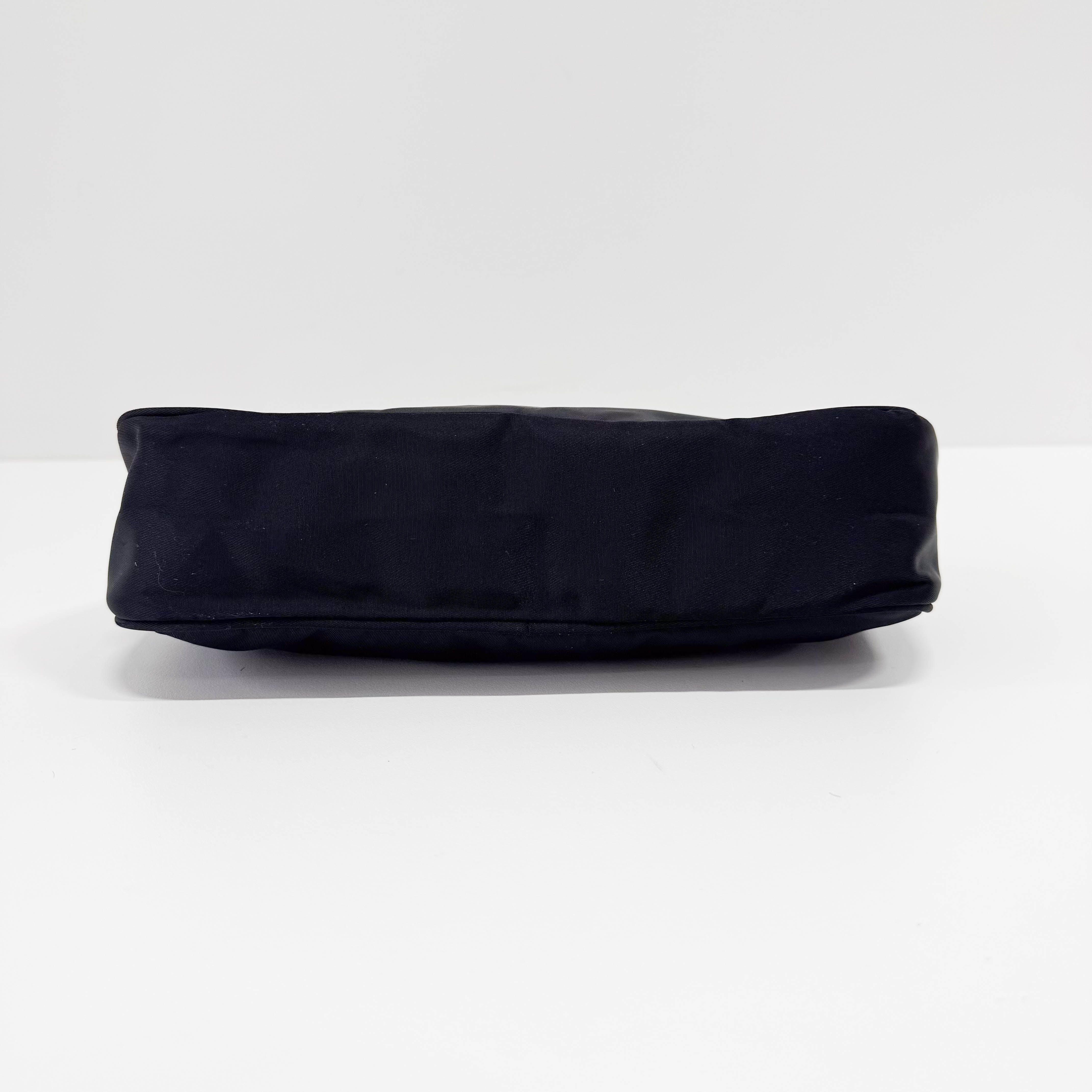 Black Nylon Shoulder Bag