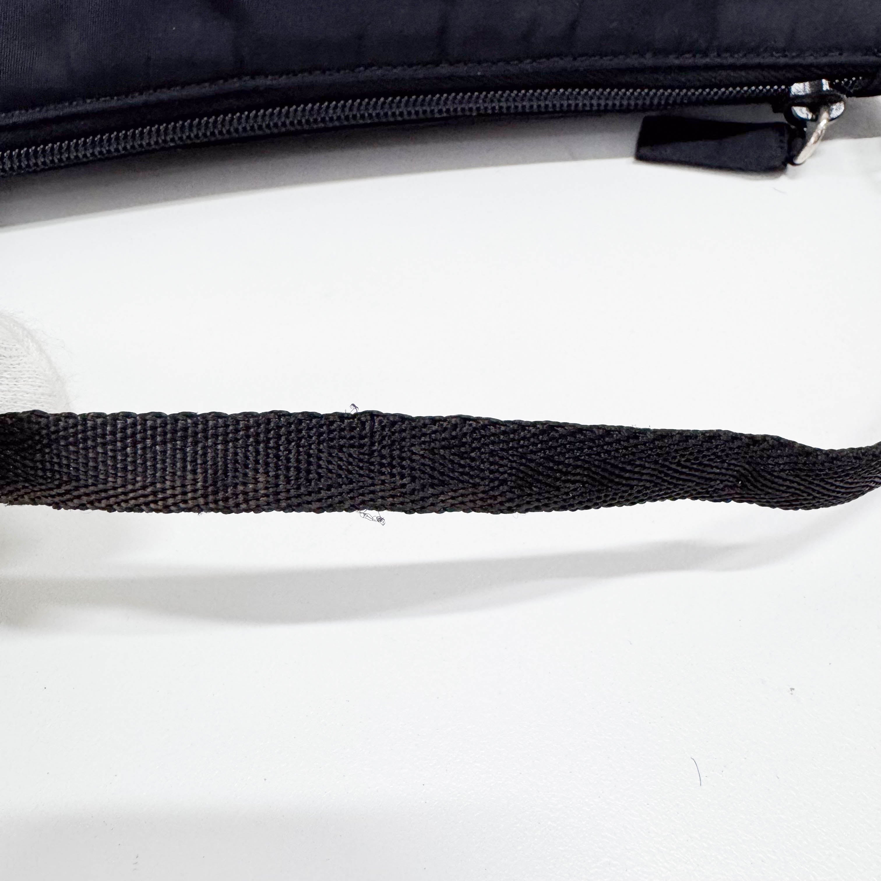 Black Nylon Shoulder Bag