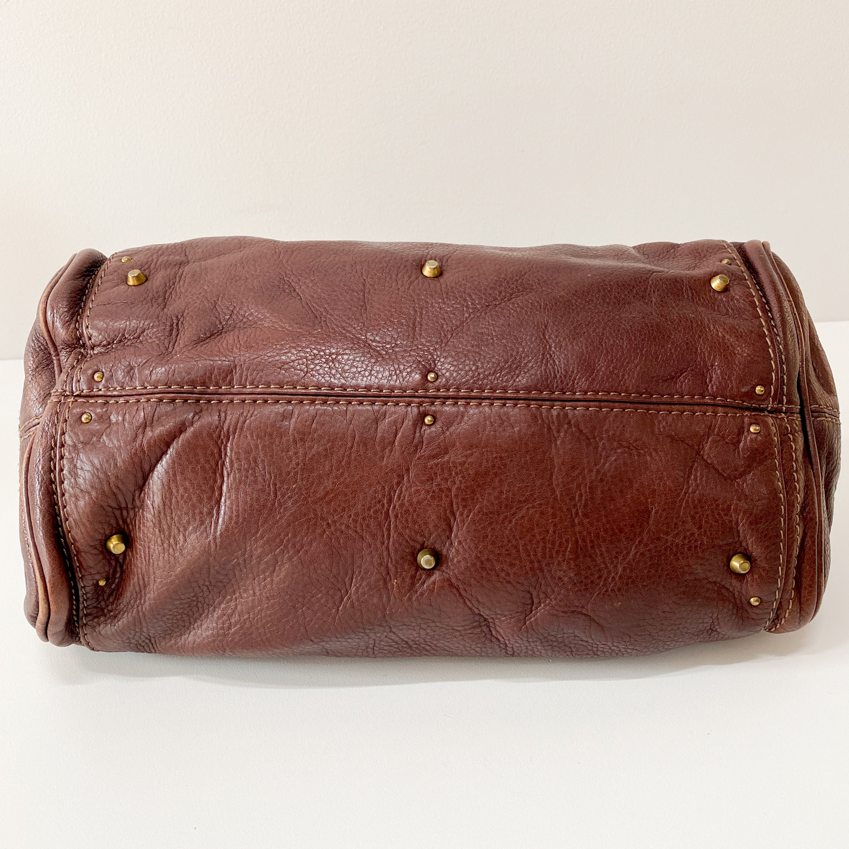 Brown Leather Paddington Bag