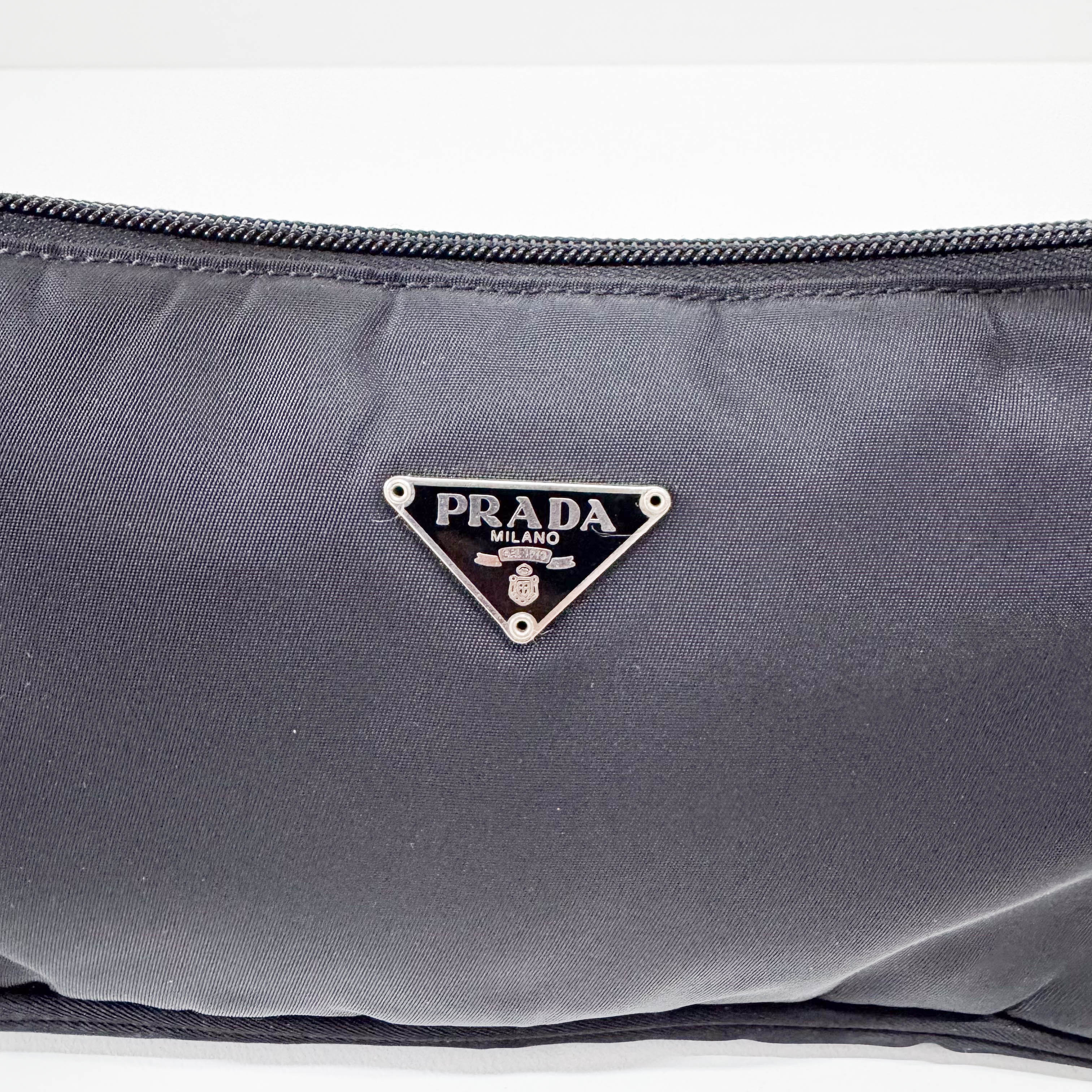 Black Nylon Shoulder Bag