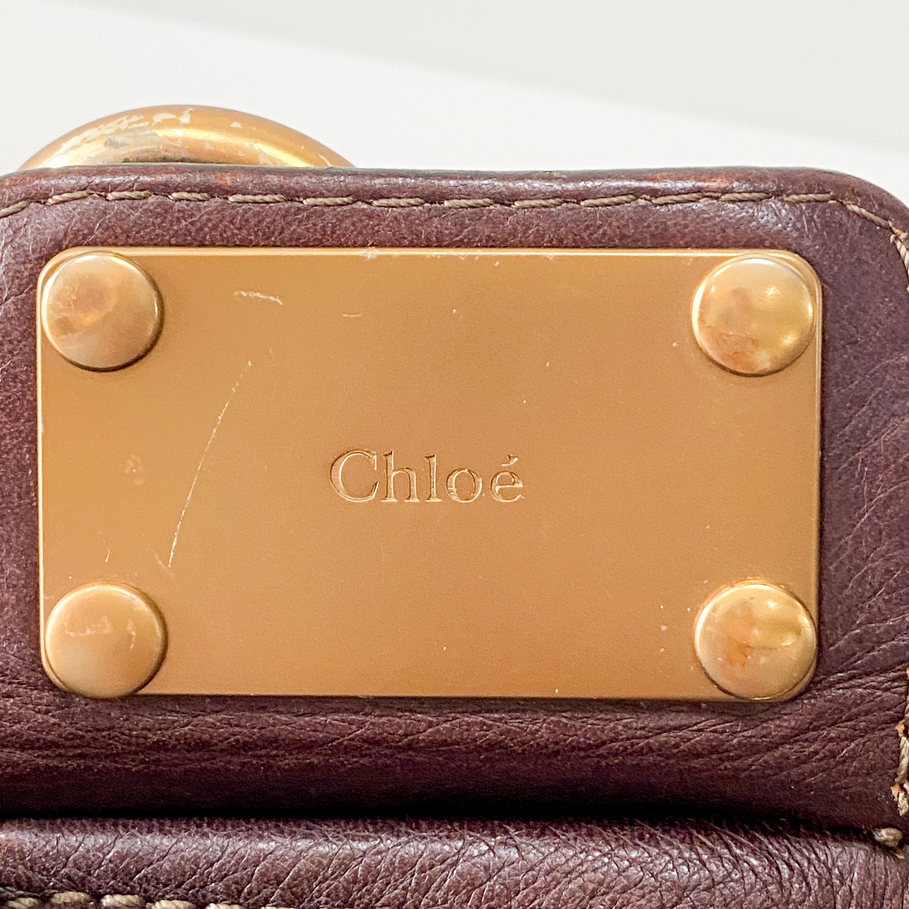 Brown Leather Paddington Bag