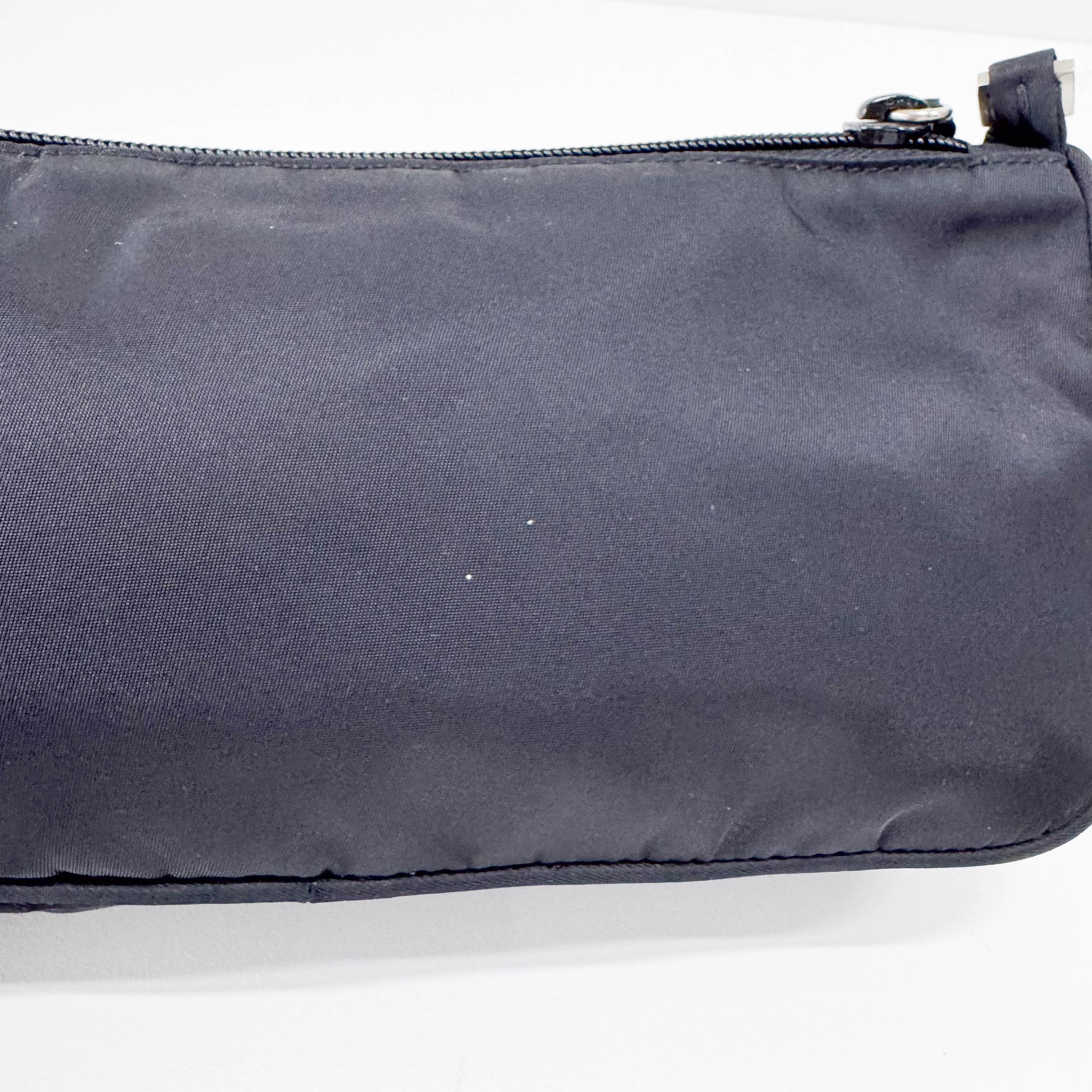 Black Nylon Shoulder Bag