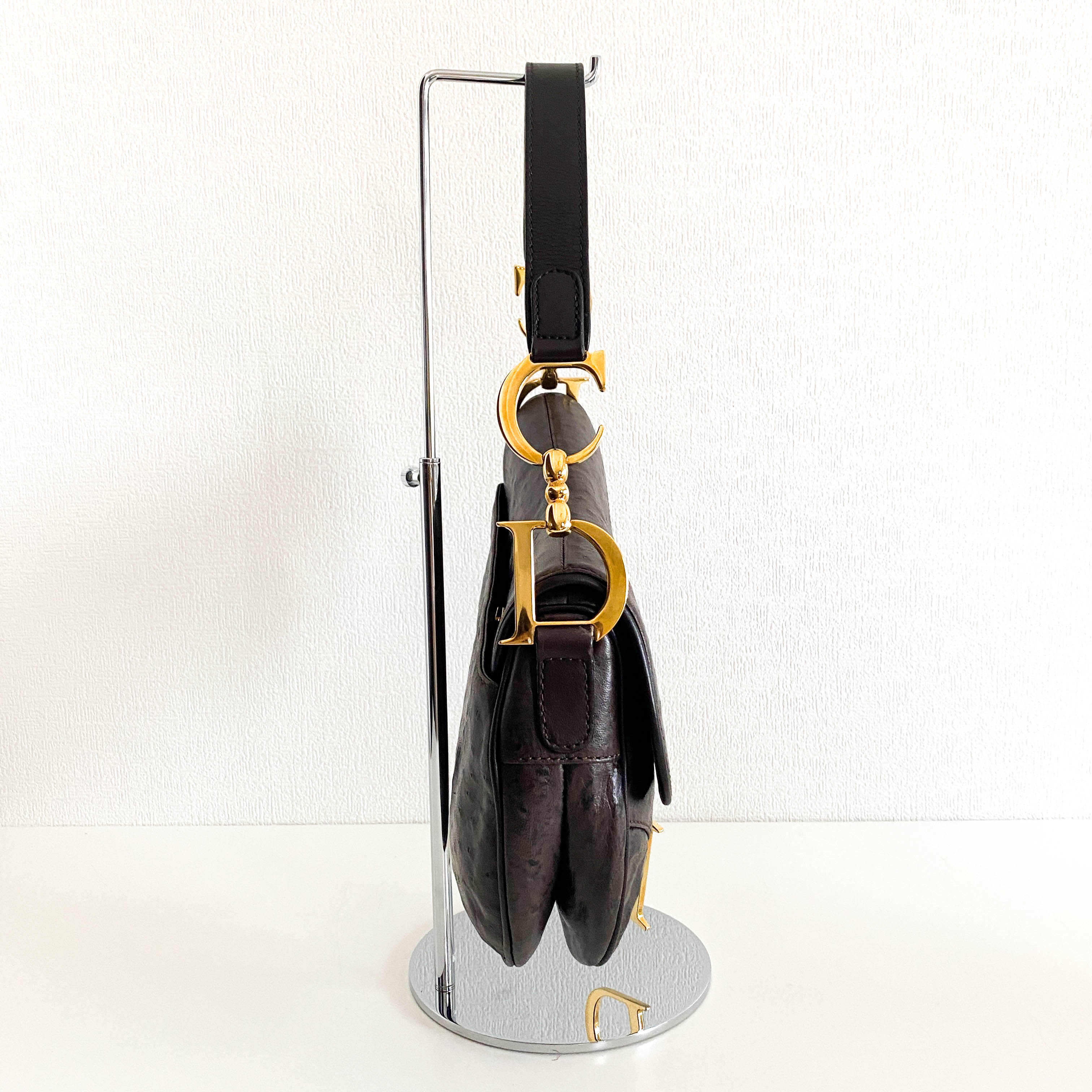 Saddle Leather Brown Shoulder Bag