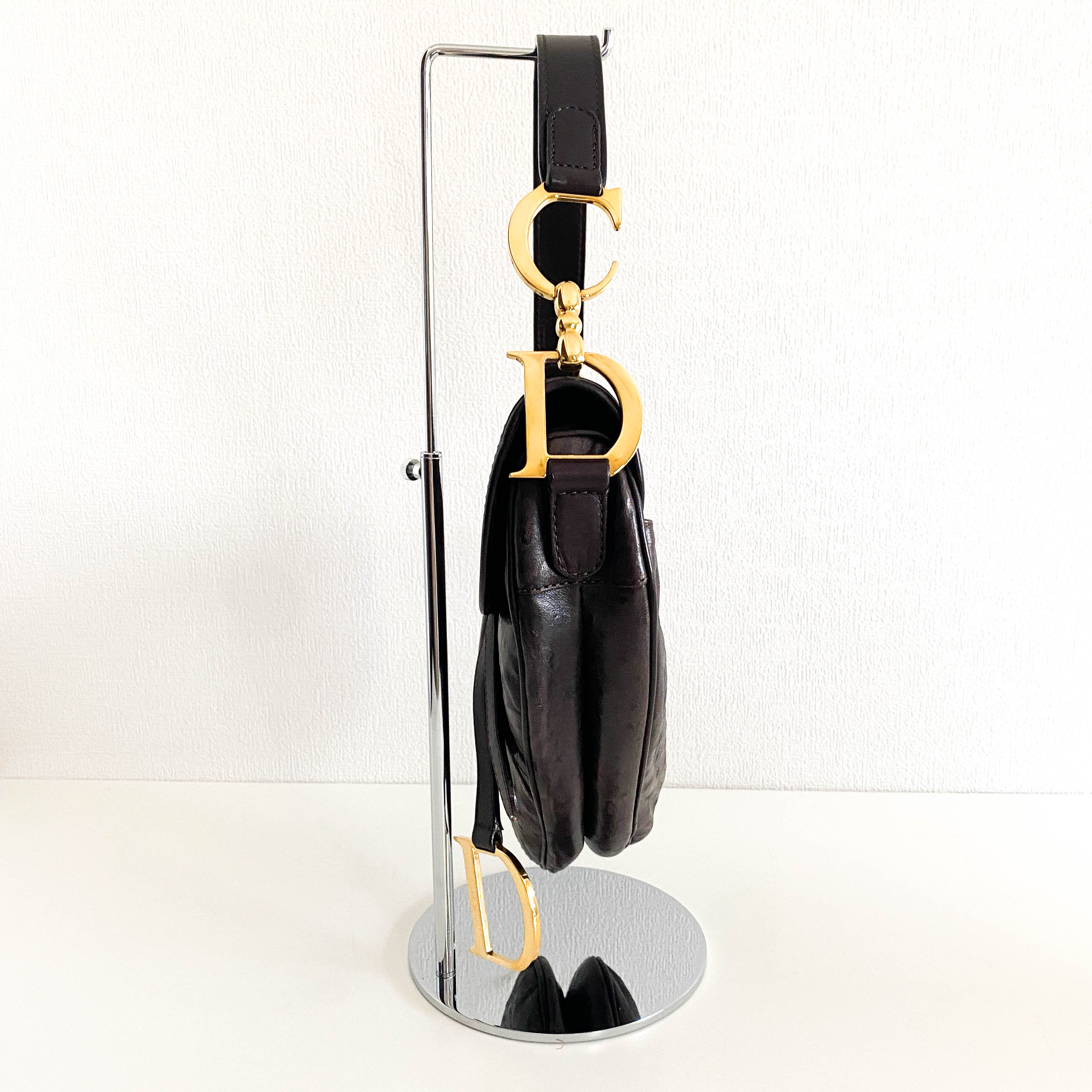 Saddle Leather Brown Shoulder Bag