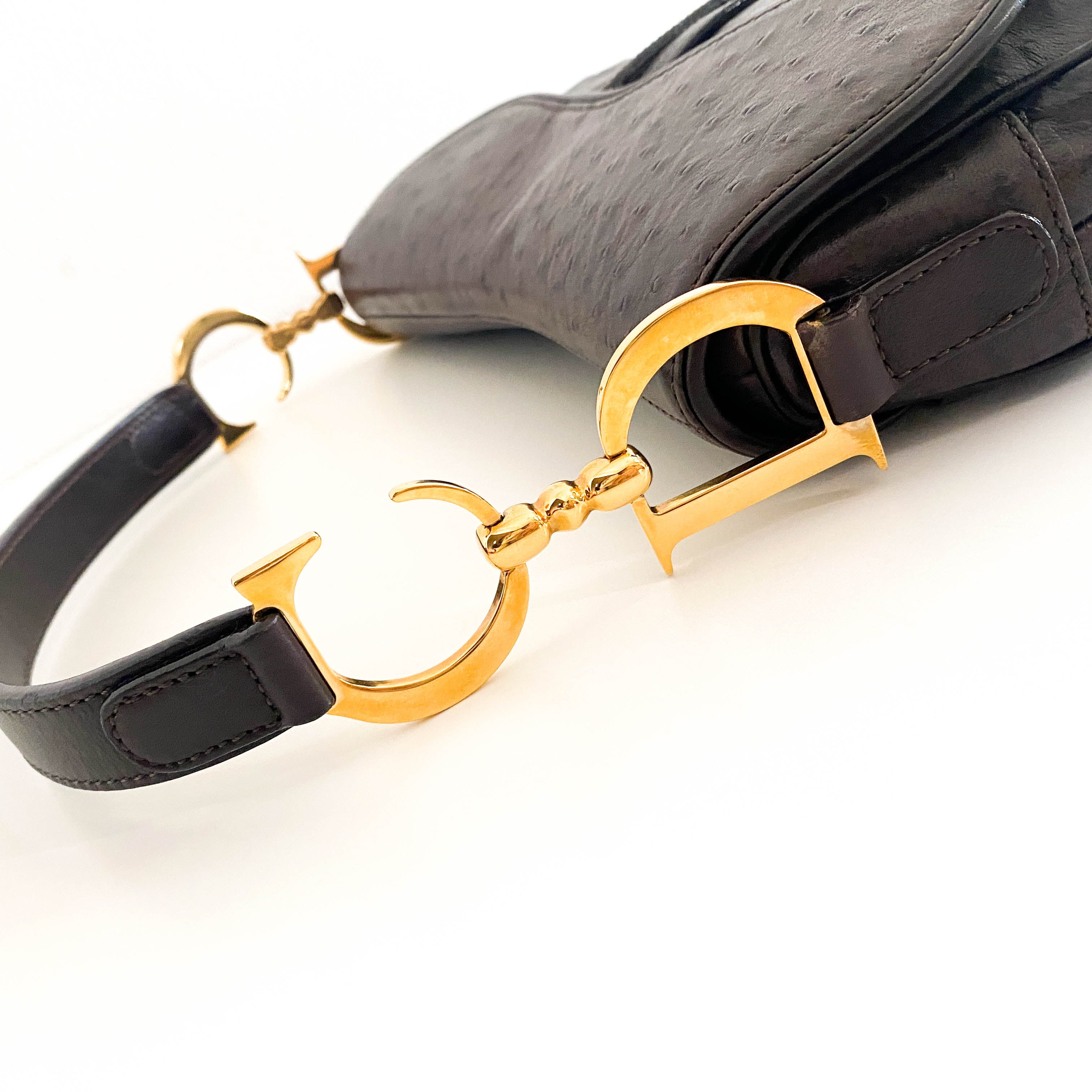 Saddle Leather Brown Shoulder Bag