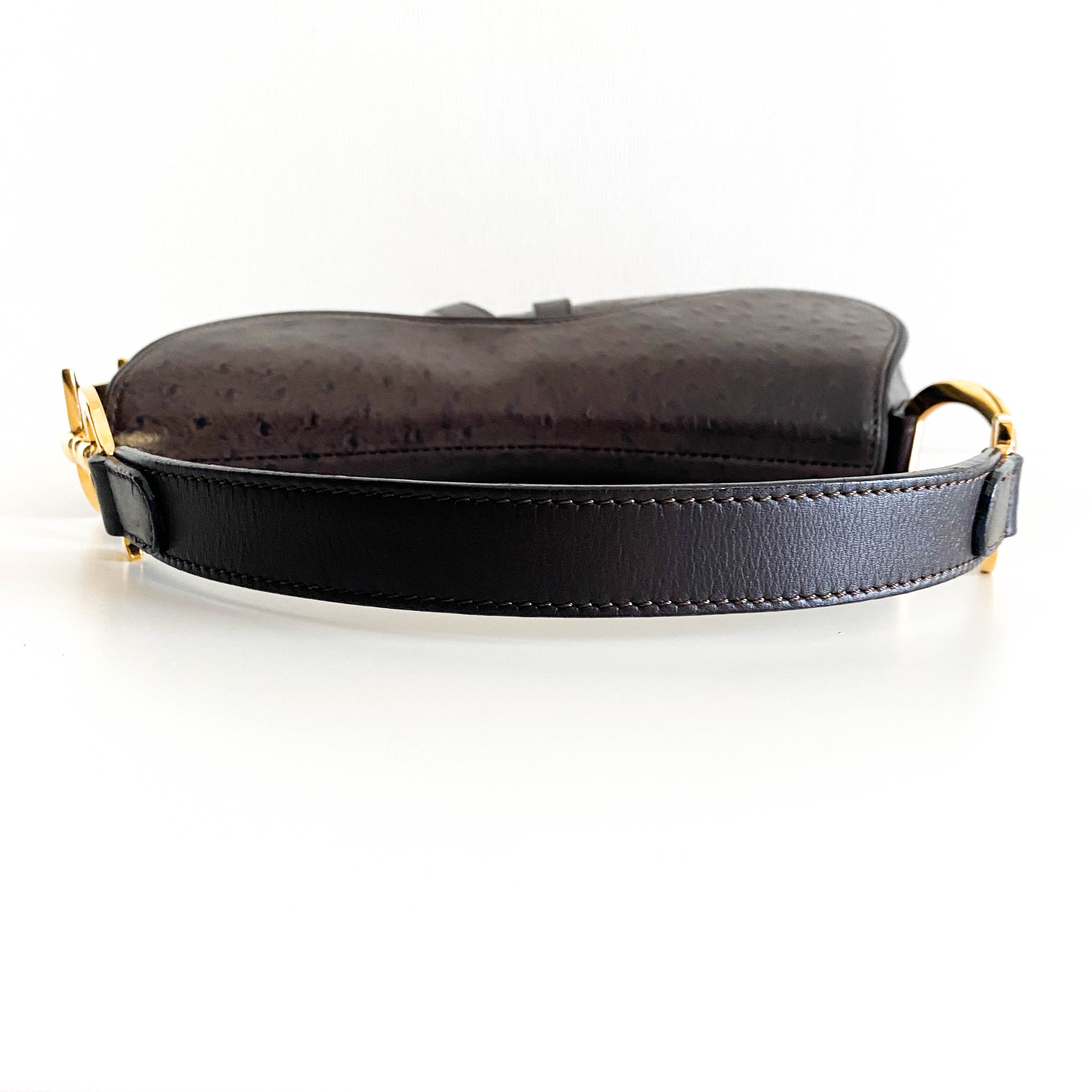 Saddle Leather Brown Shoulder Bag