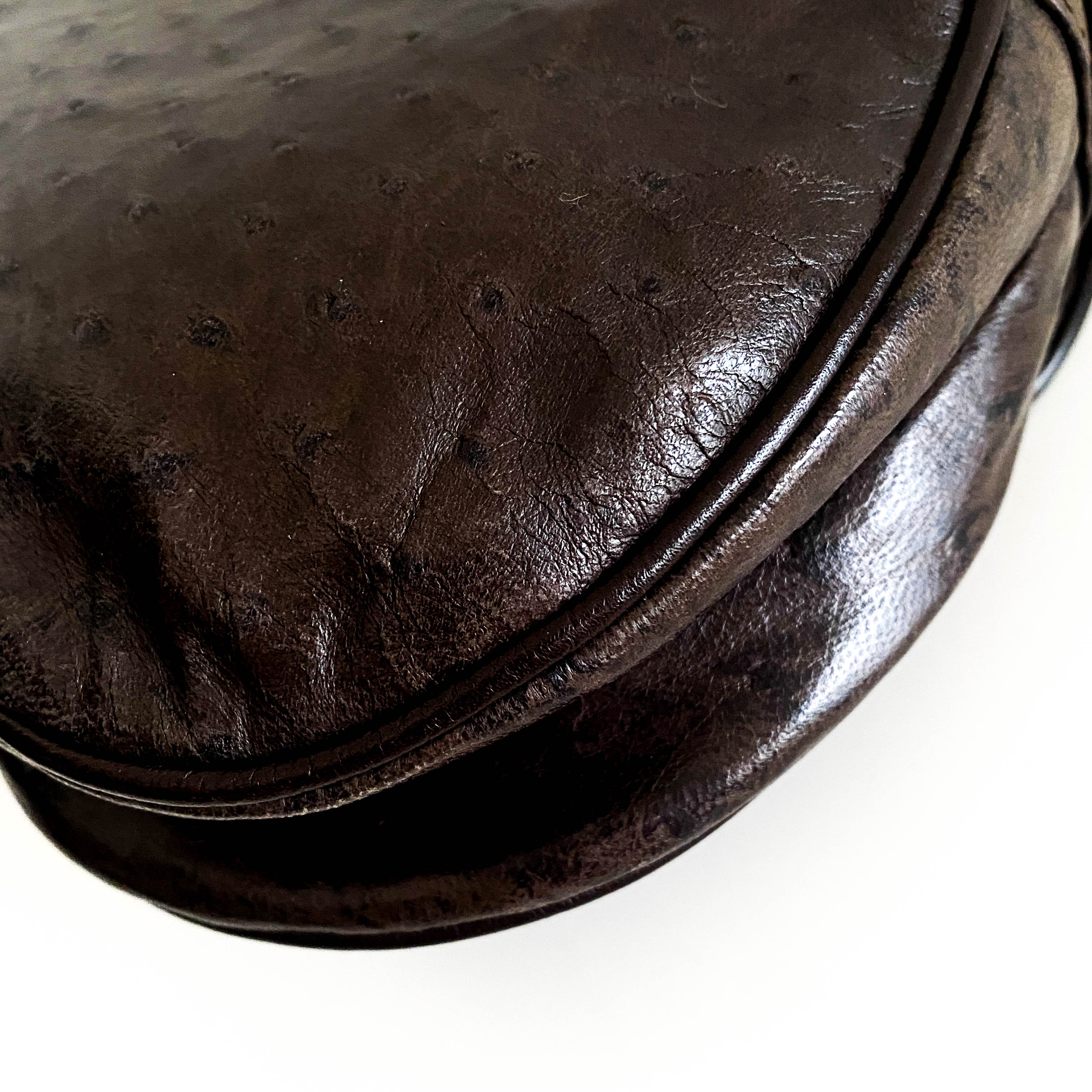 Saddle Leather Brown Shoulder Bag