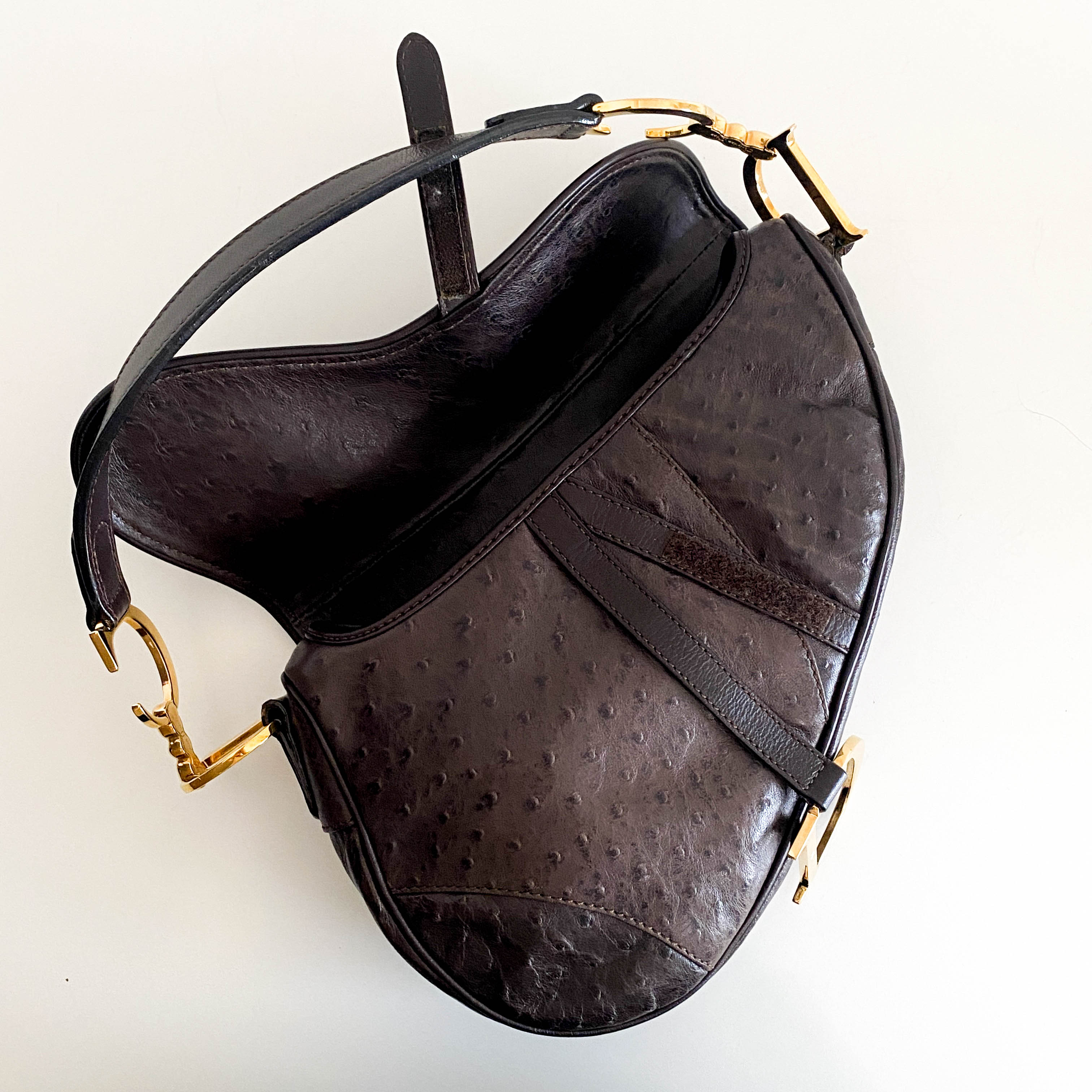 Saddle Leather Brown Shoulder Bag