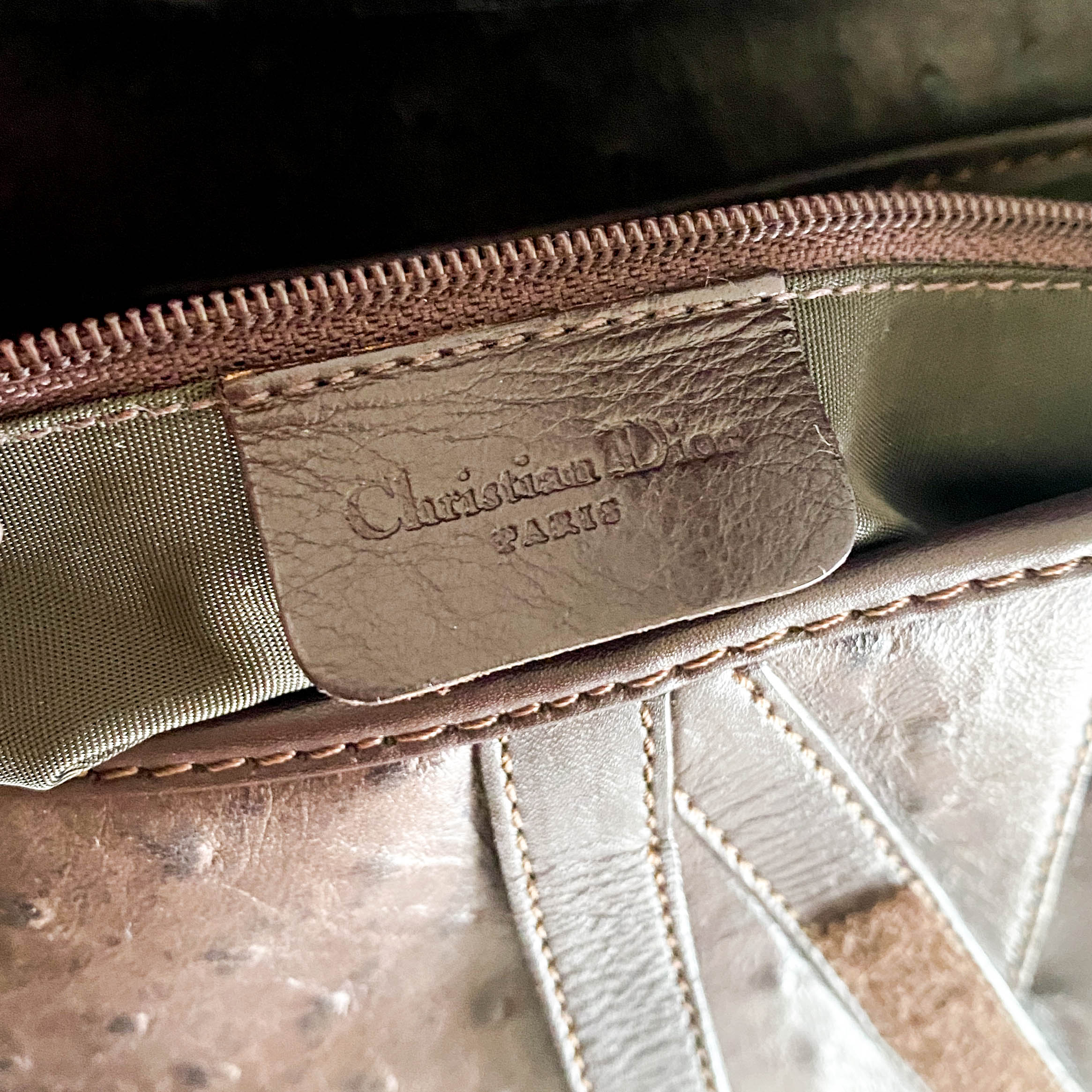 Saddle Leather Brown Shoulder Bag