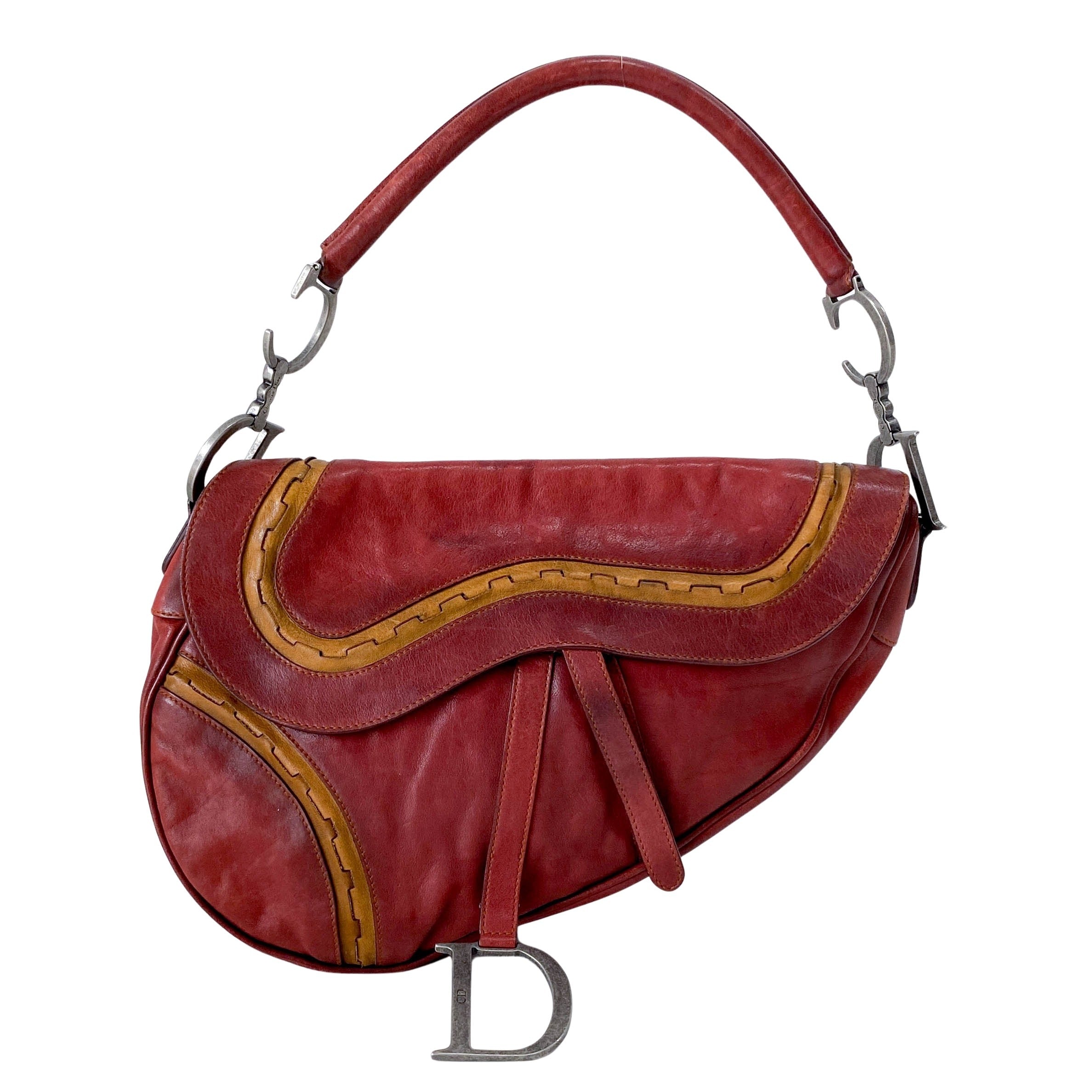 Gaucho Saddle Vintage Brown Leather Shoulder Bag