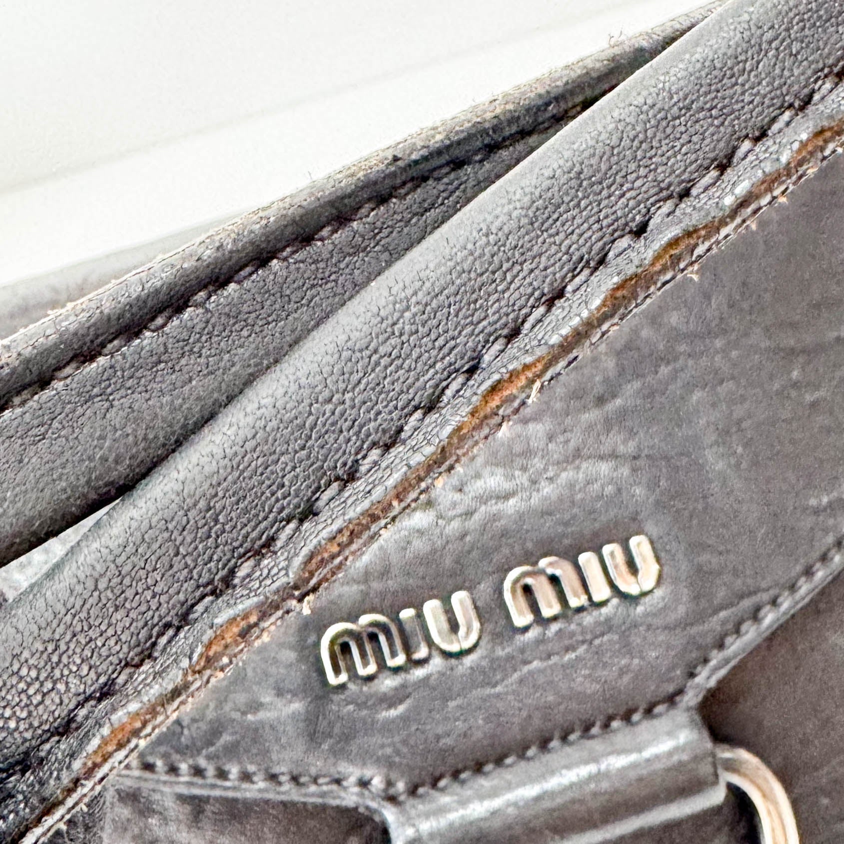 Black Leather Shoulder Bag