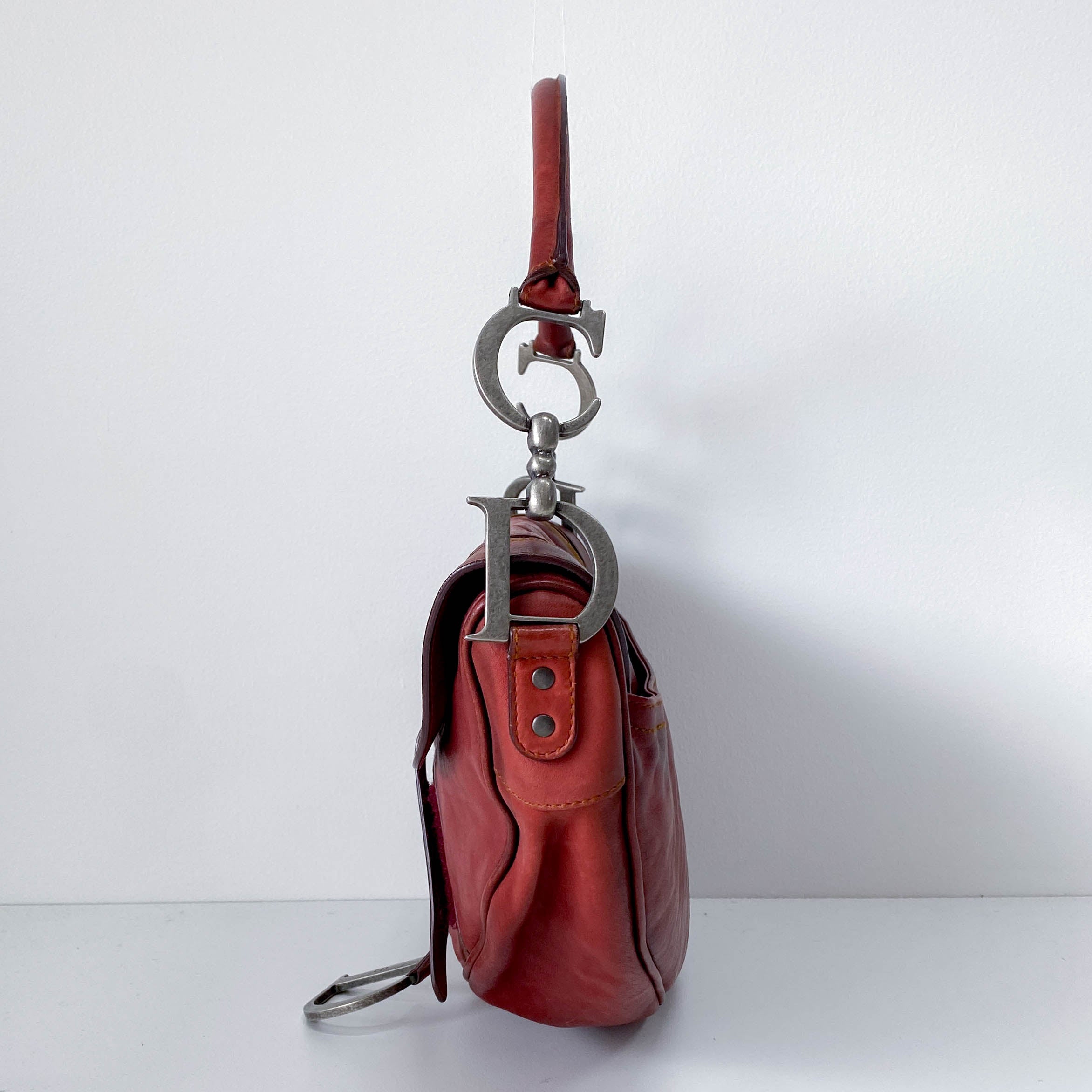 Gaucho Saddle Vintage Brown Leather Shoulder Bag