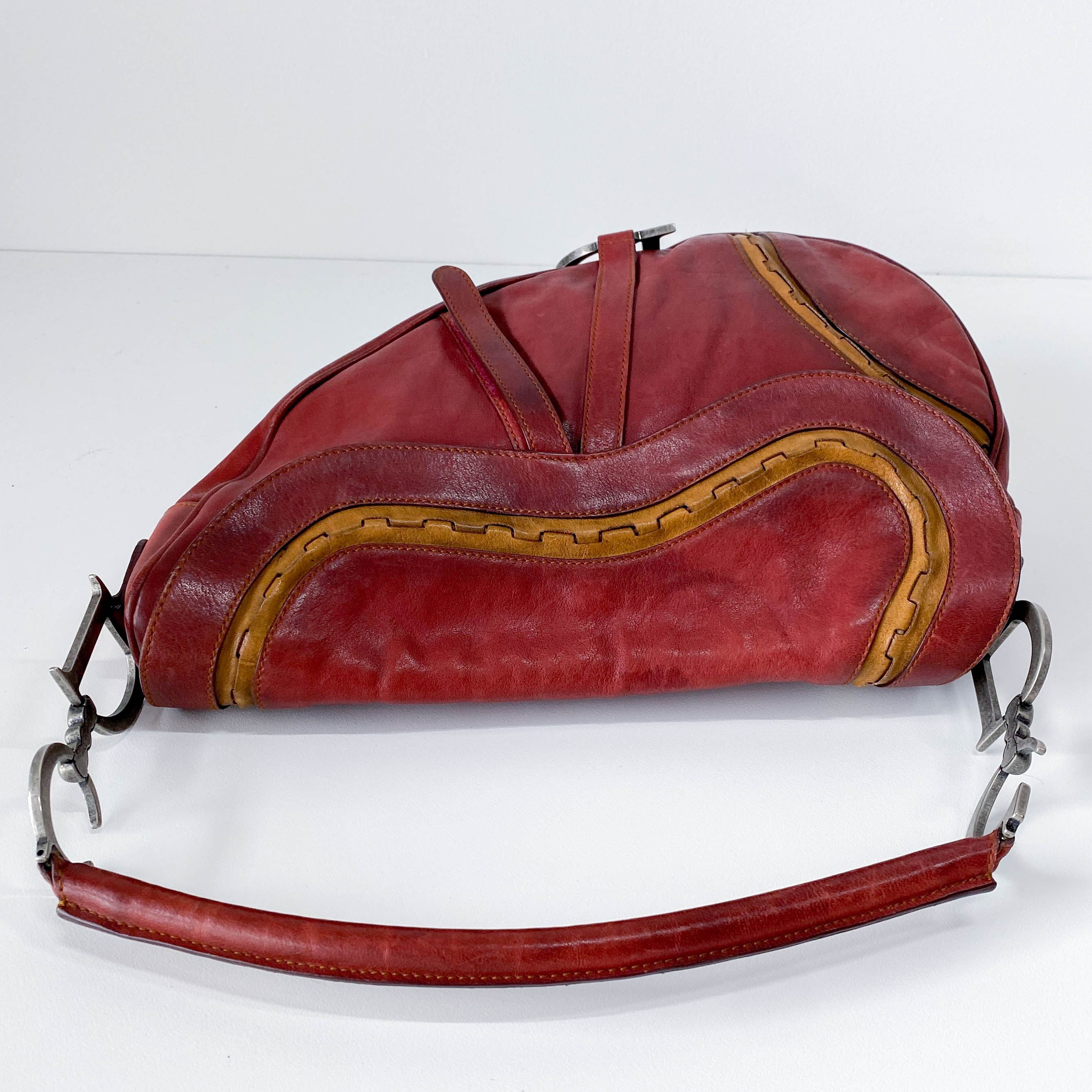 Gaucho Saddle Vintage Brown Leather Shoulder Bag