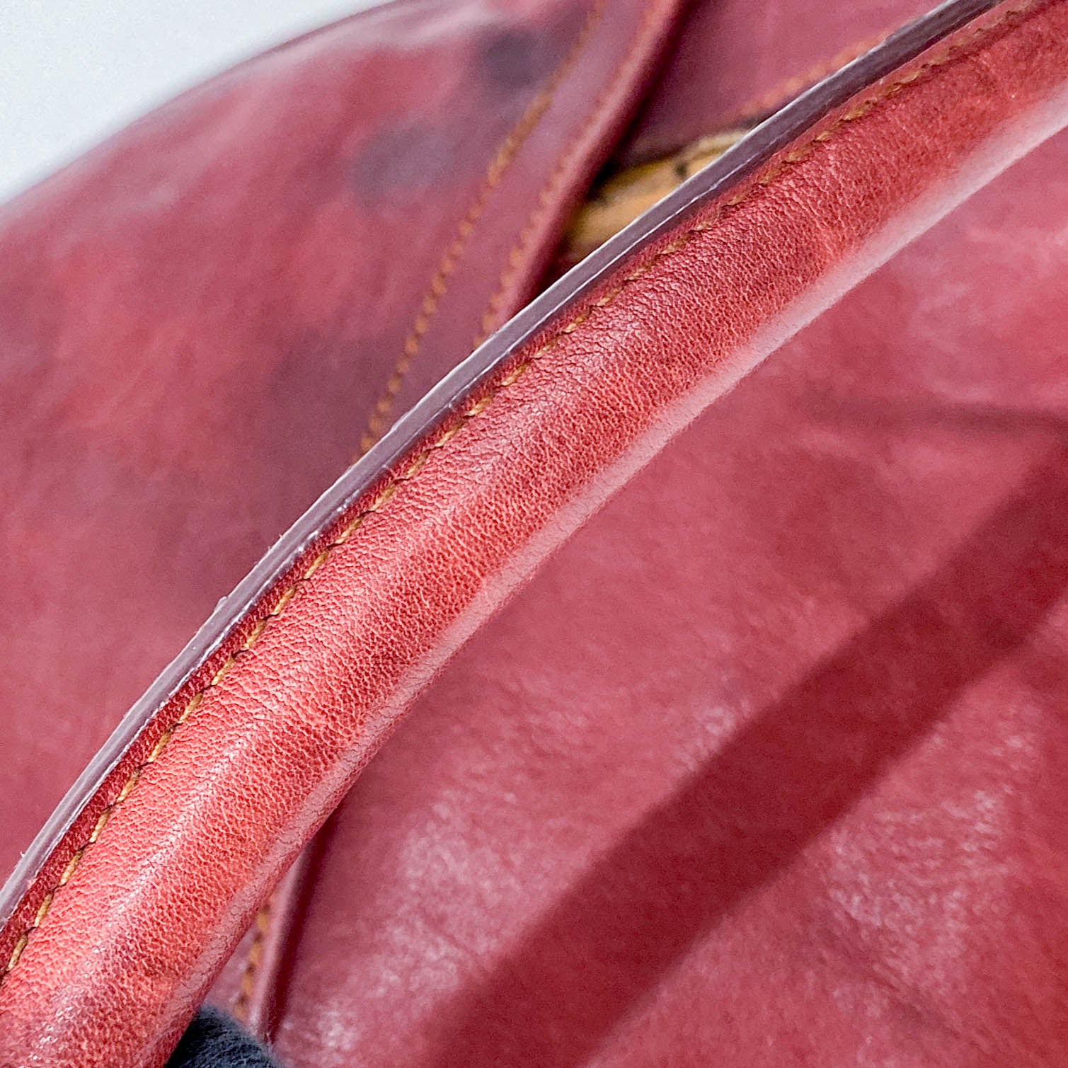 Gaucho Saddle Vintage Brown Leather Shoulder Bag