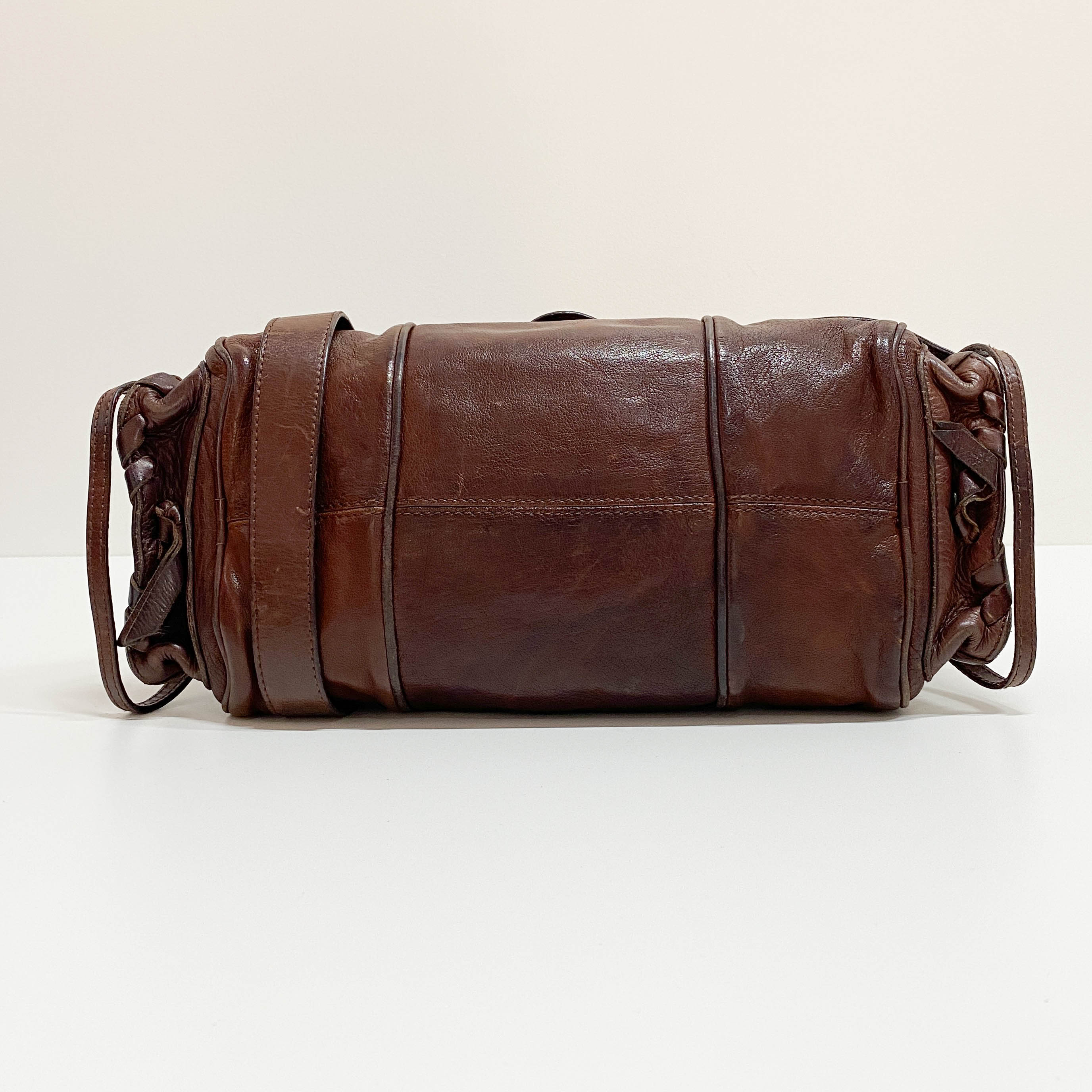 Brown Leather Shoulder Bag