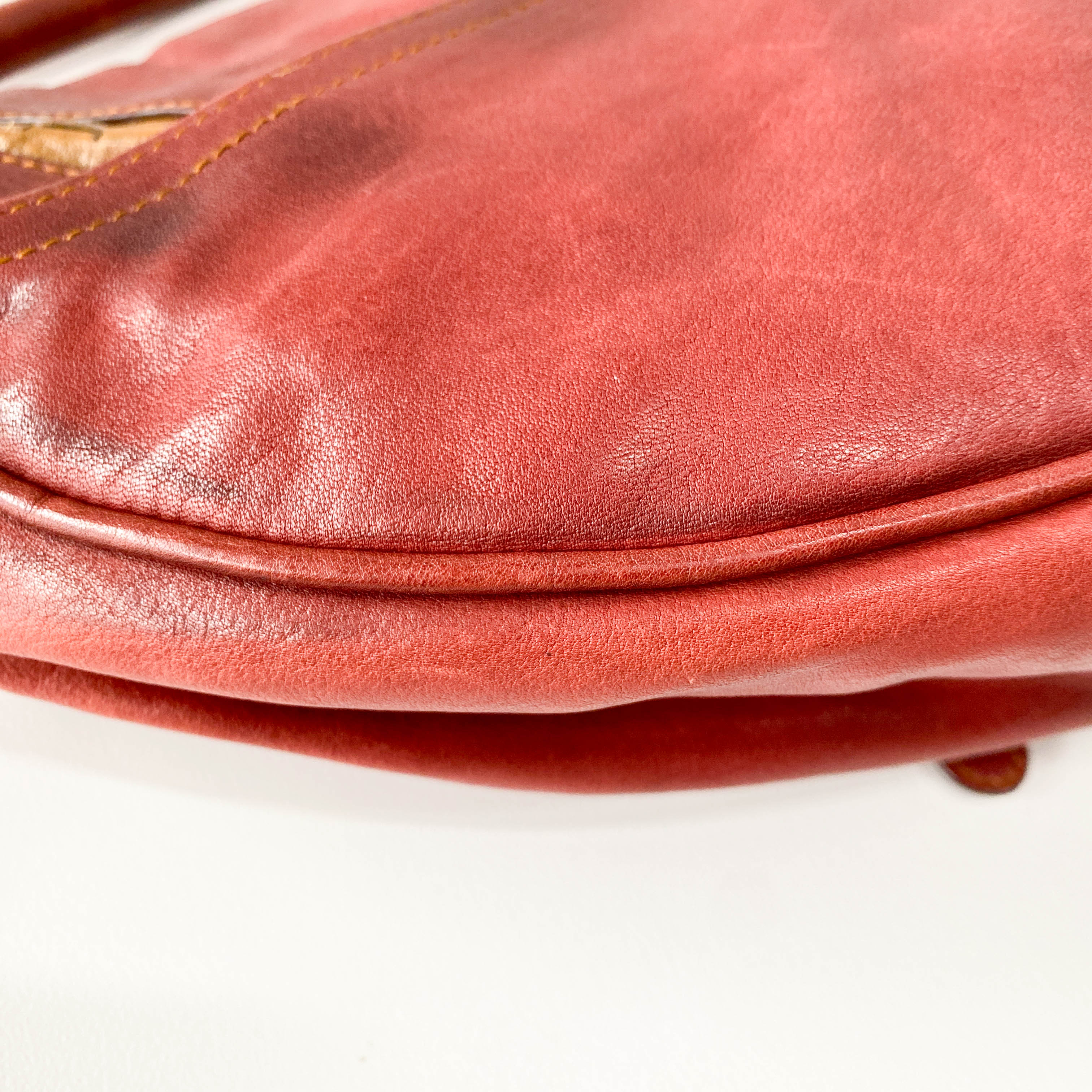 Gaucho Saddle Vintage Brown Leather Shoulder Bag