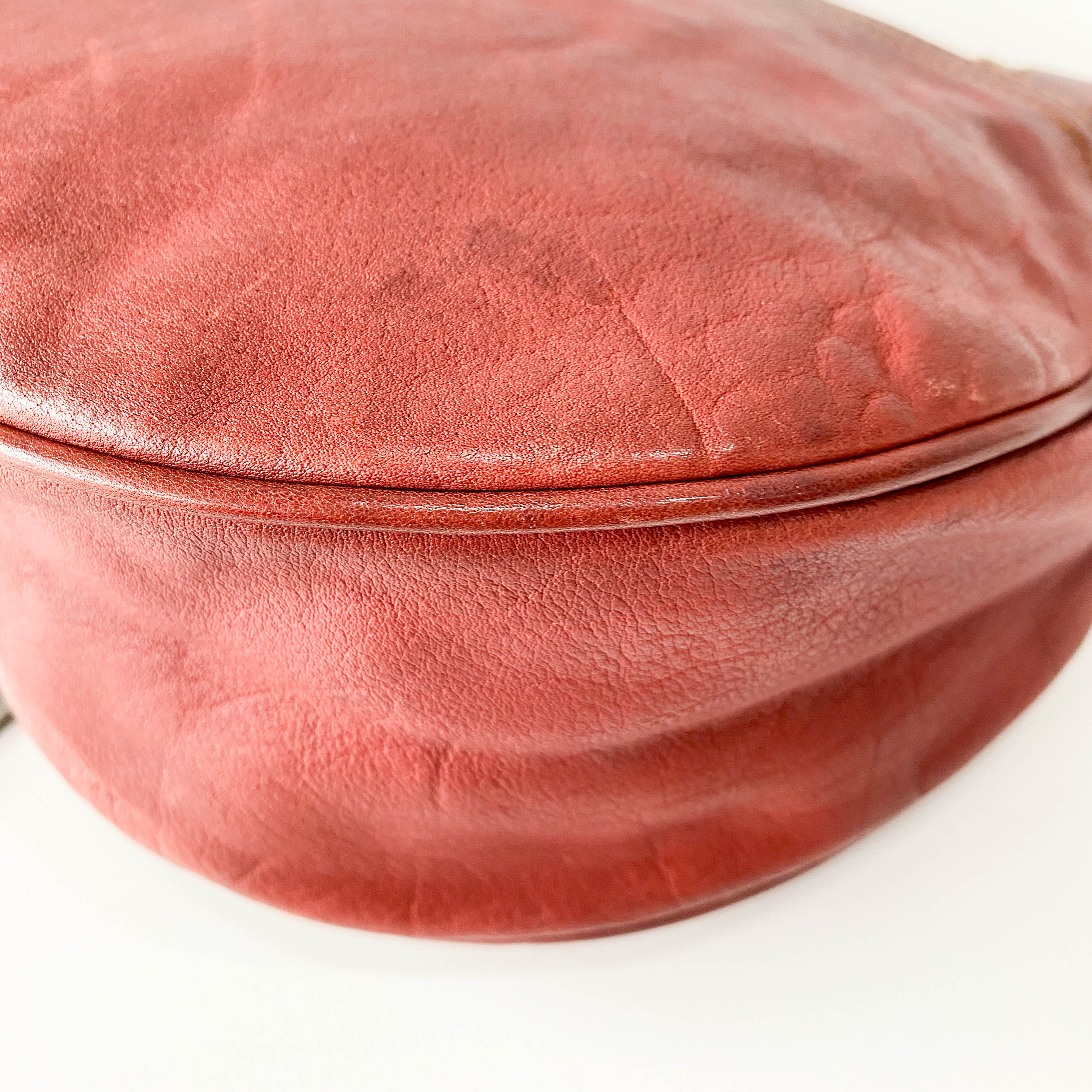 Gaucho Saddle Vintage Brown Leather Shoulder Bag