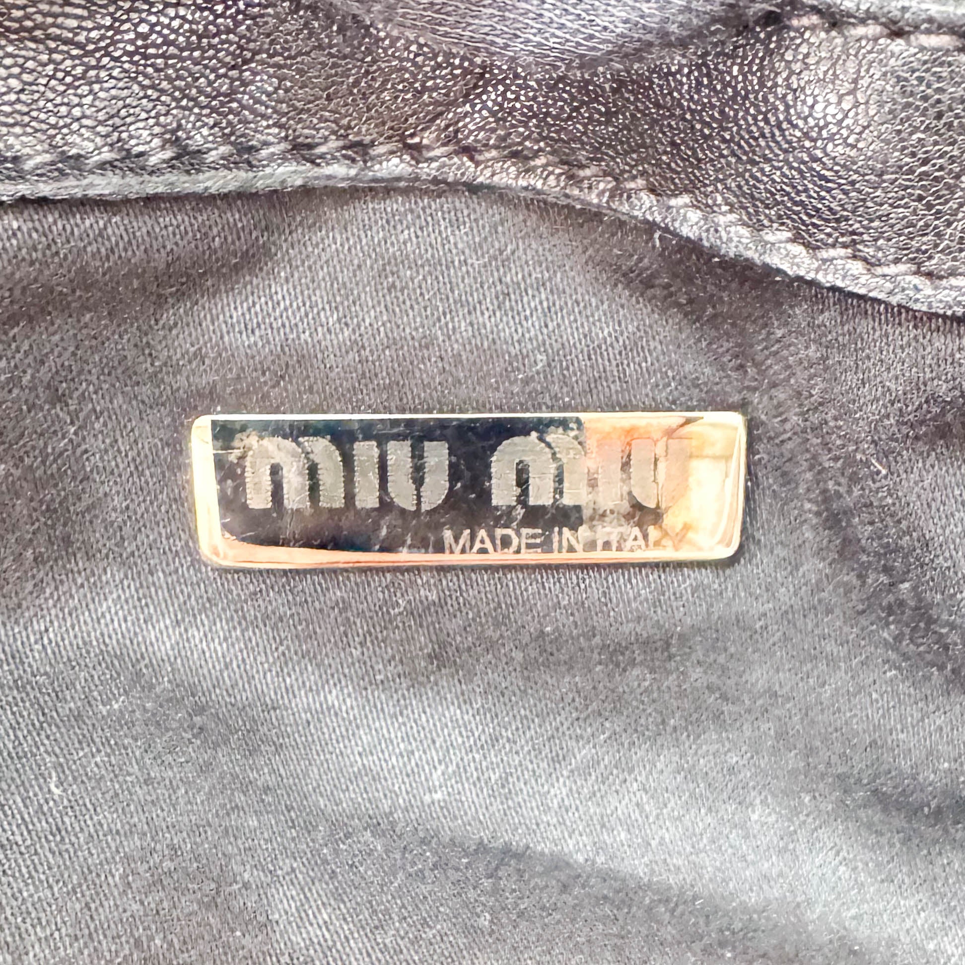 Black Leather Shoulder Bag