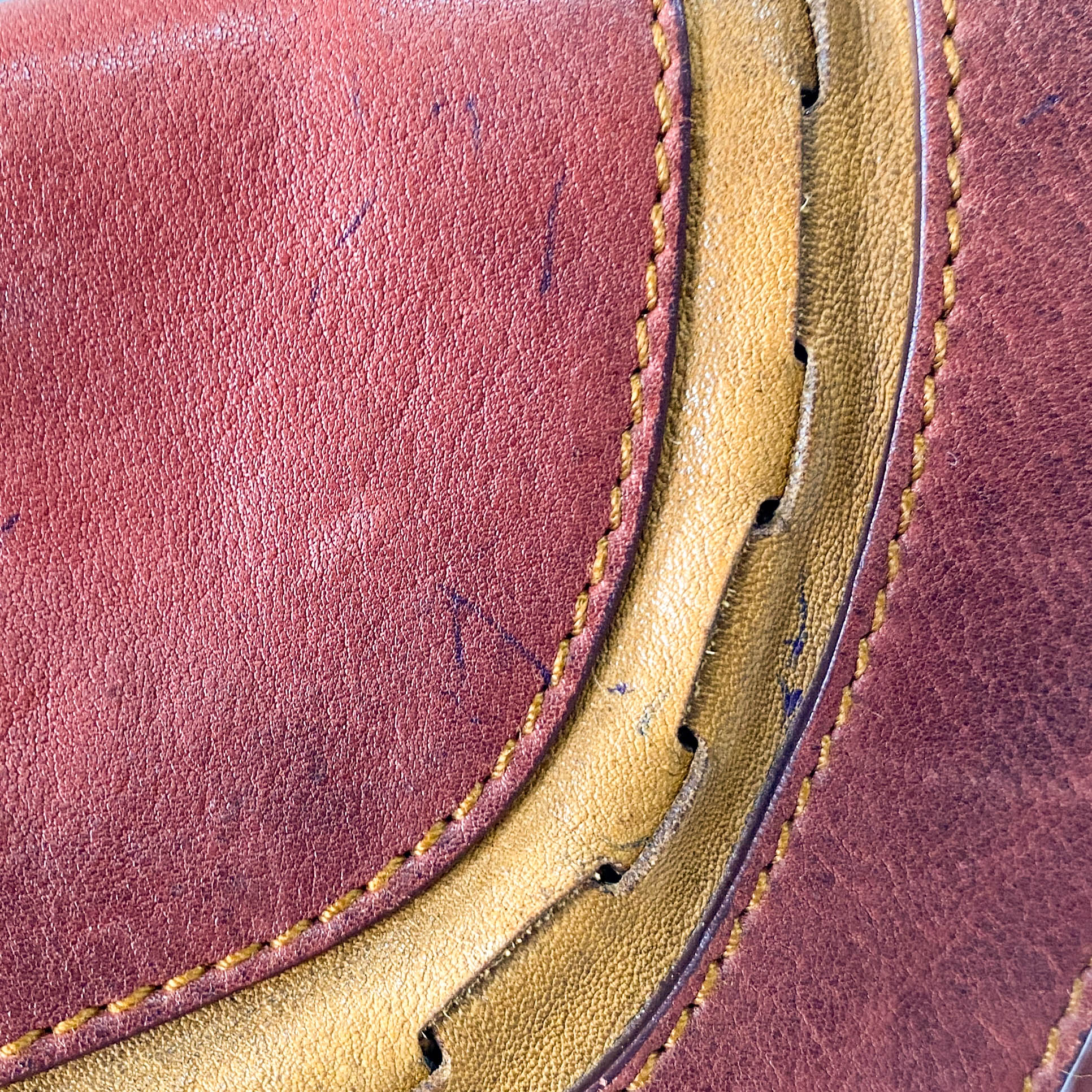 Gaucho Saddle Vintage Brown Leather Shoulder Bag