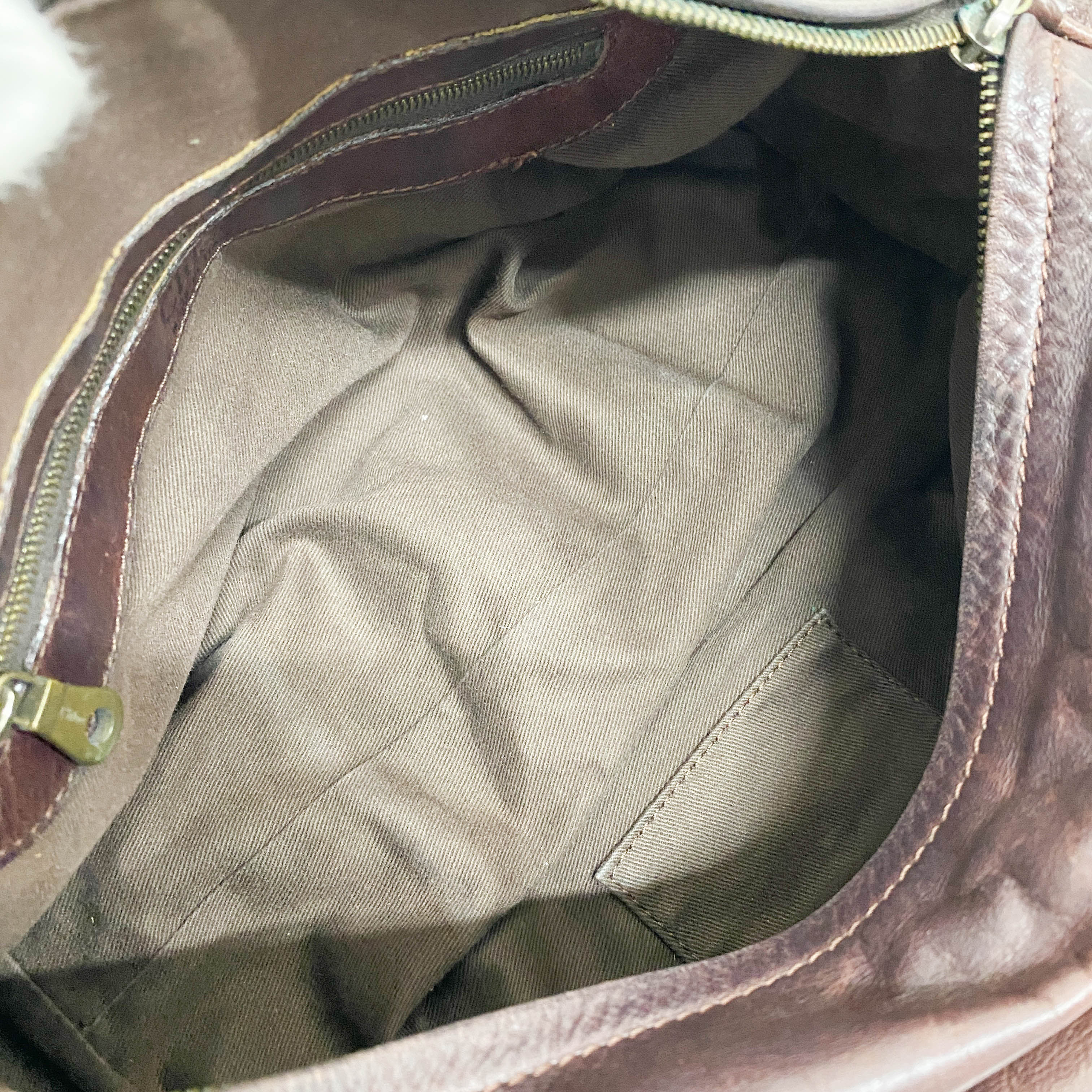 Brown Leather Shoulder Bag