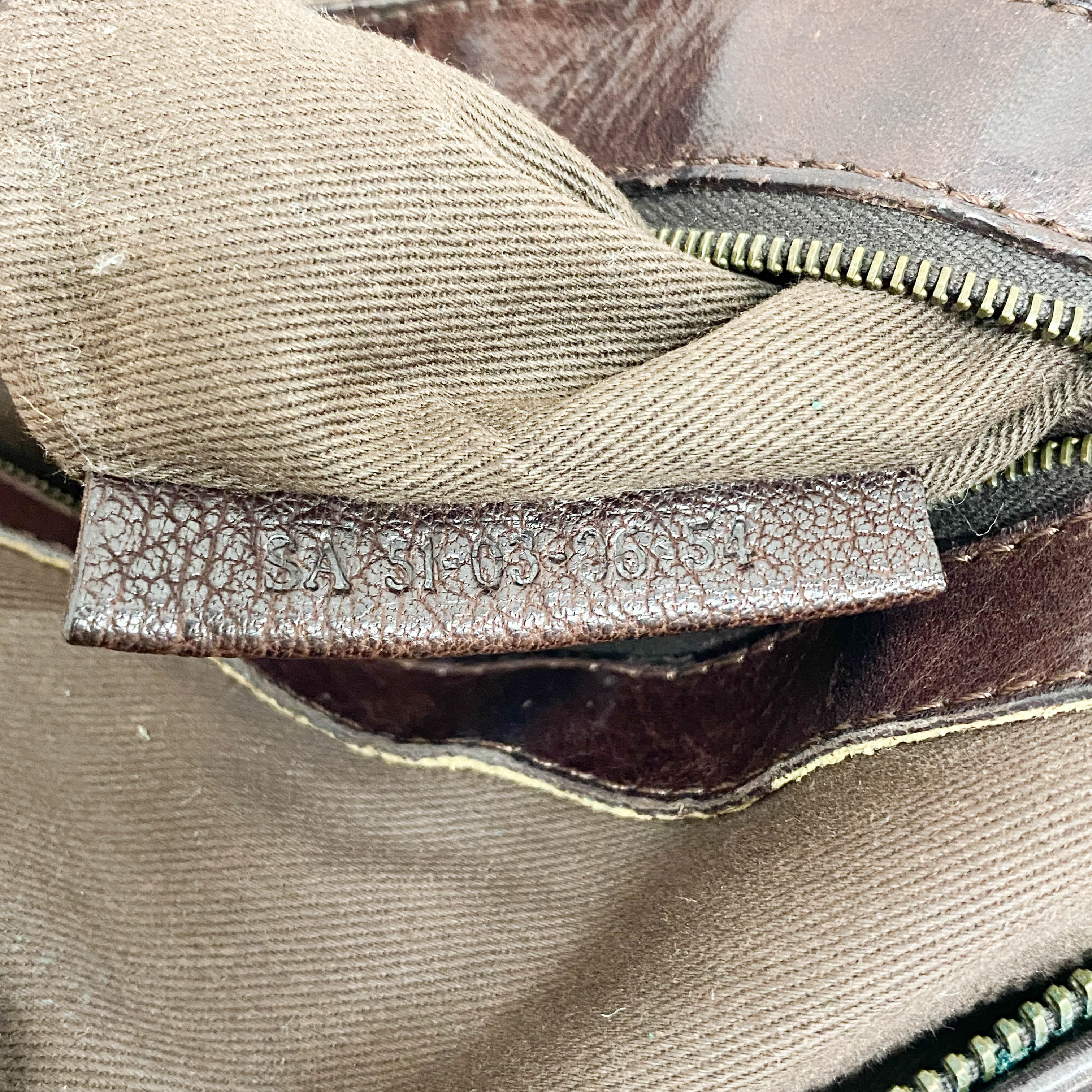 Brown Leather Shoulder Bag