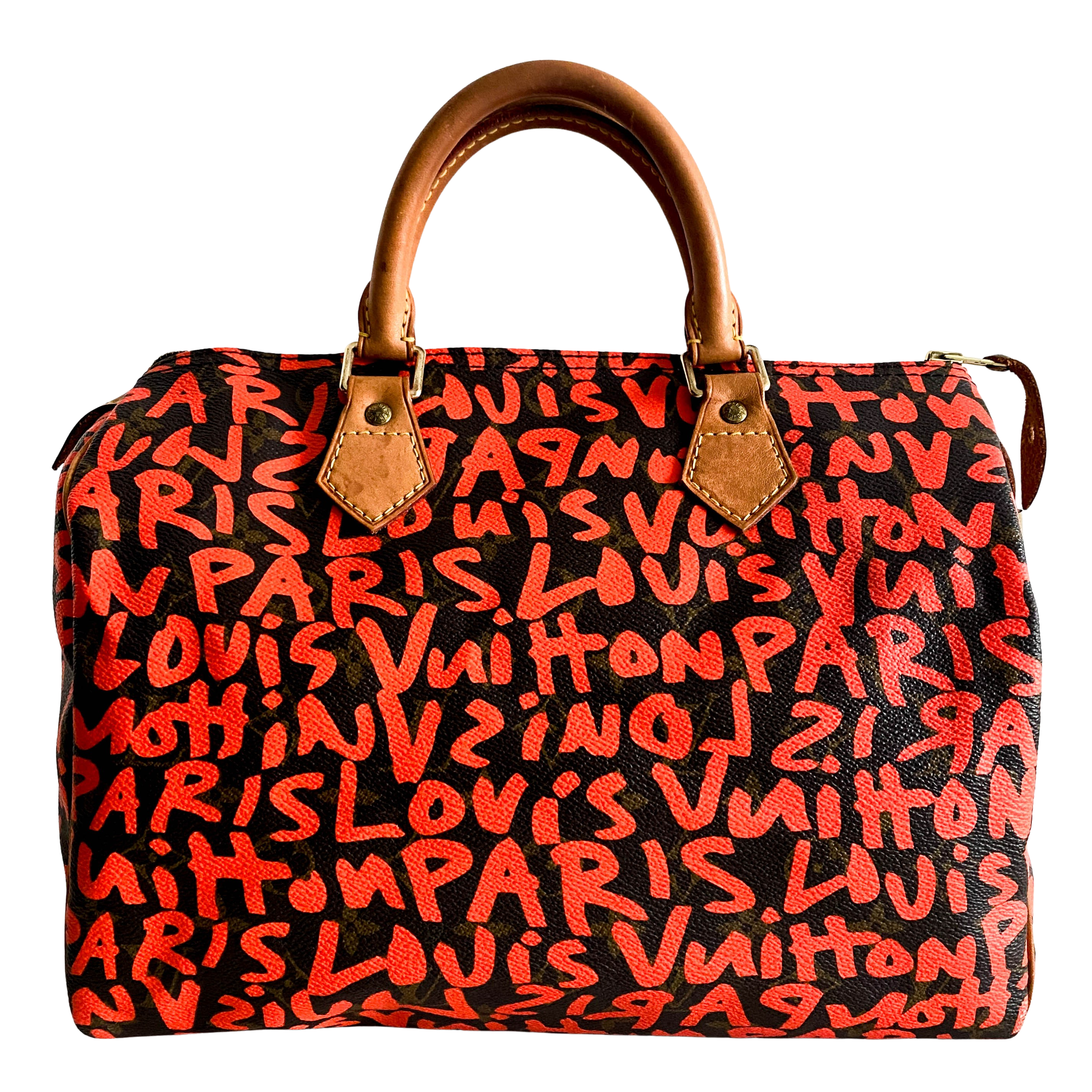 Stephen Sprouse Monogram Graffiti Speedy 30 Orange