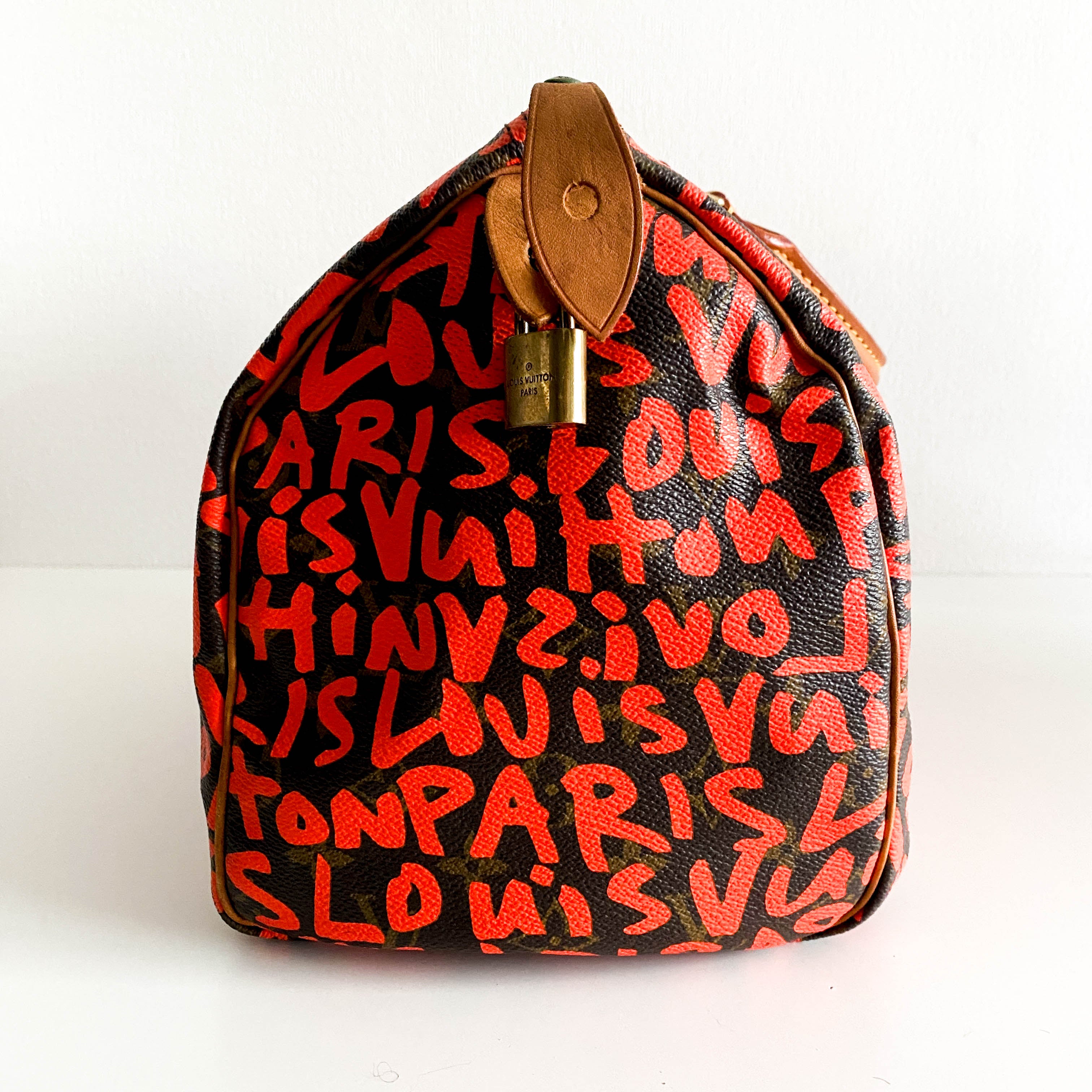 Stephen Sprouse Monogram Graffiti Speedy 30 Orange
