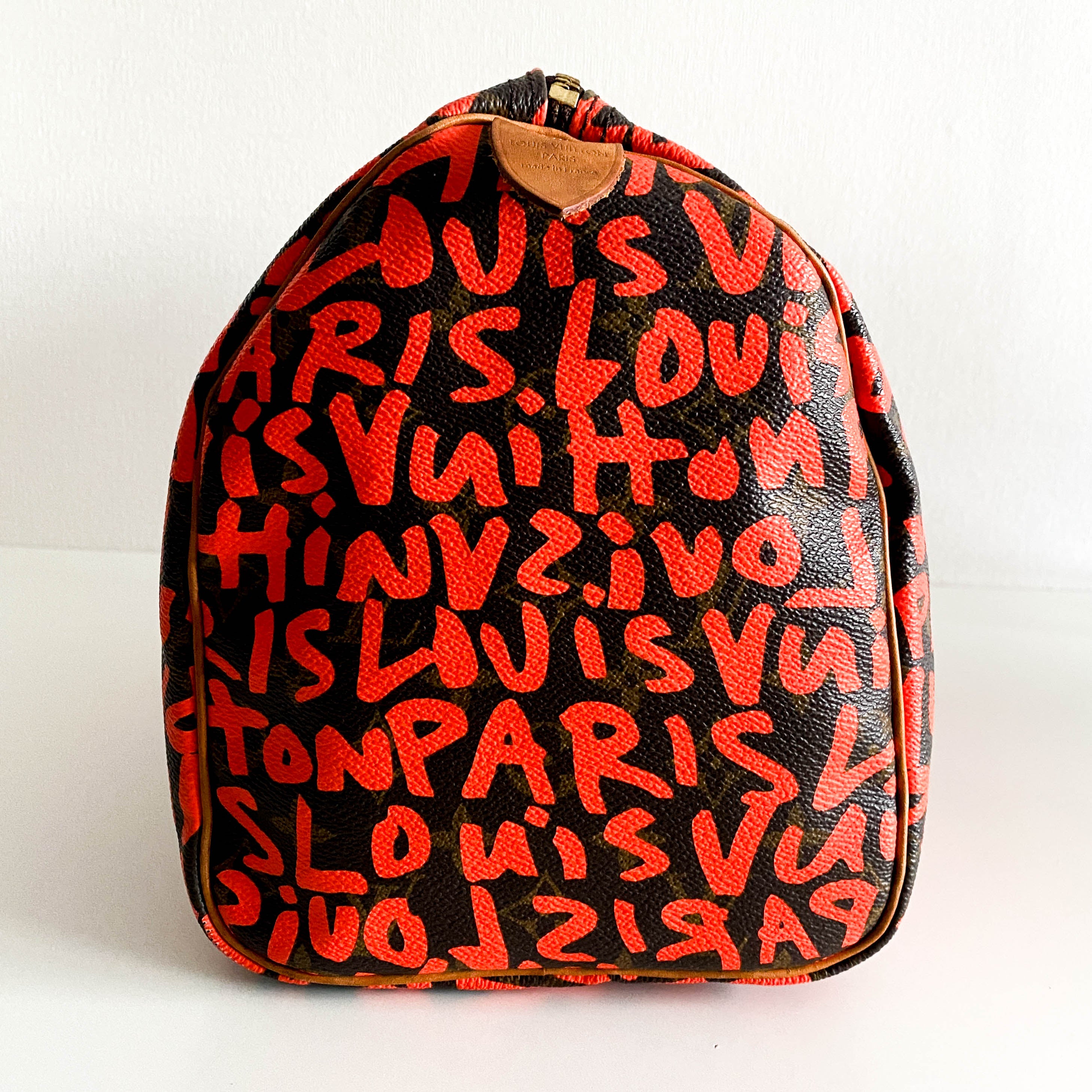 Stephen Sprouse Monogram Graffiti Speedy 30 Orange