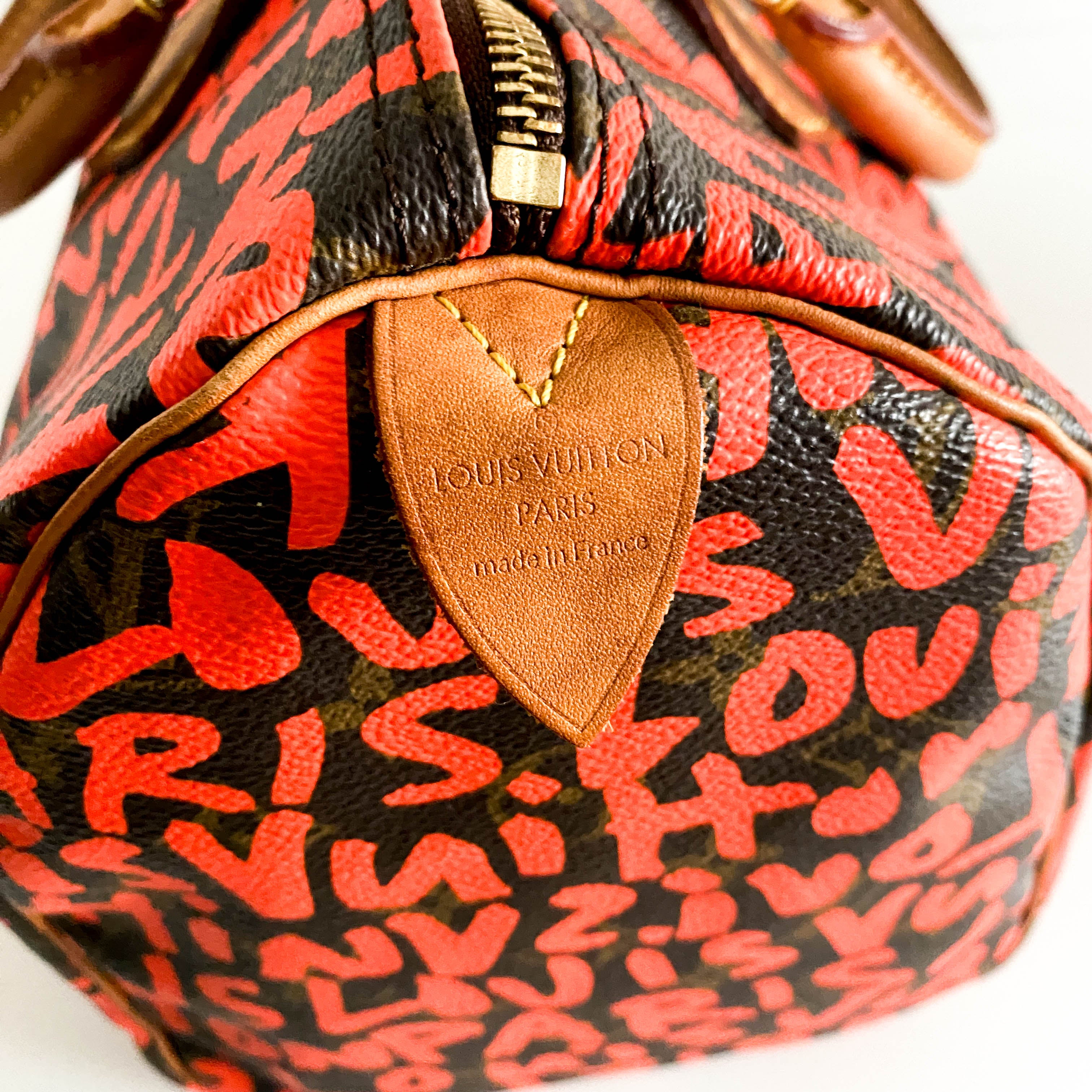 Stephen Sprouse Monogram Graffiti Speedy 30 Orange