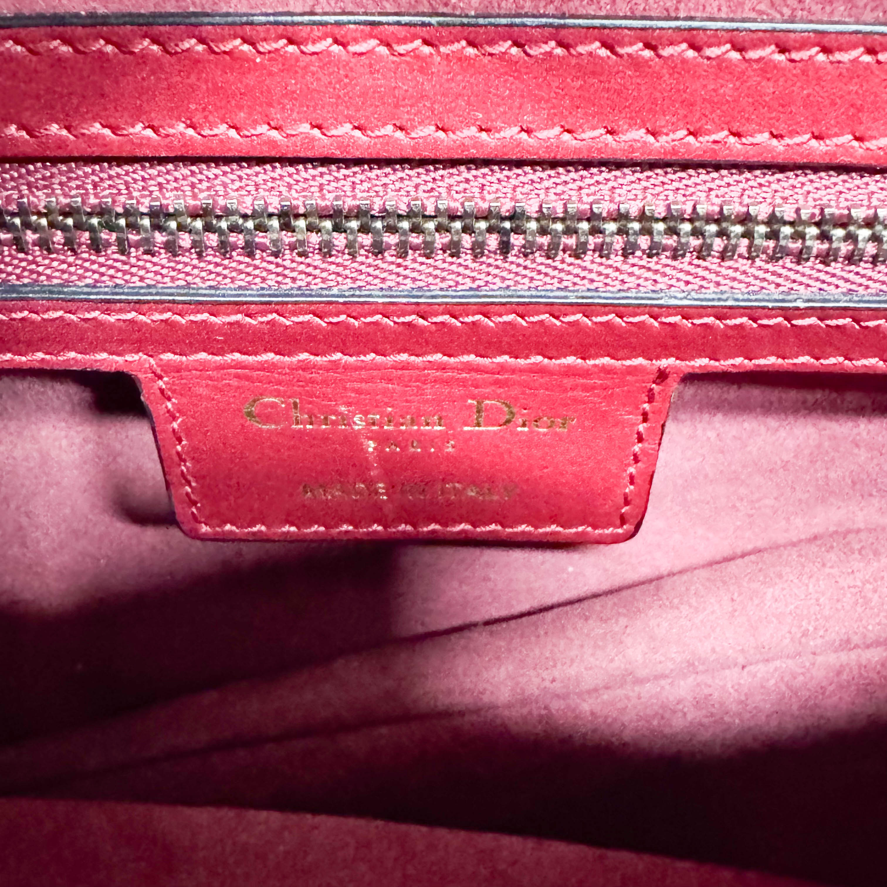 Mini Saddle Red Leather Shoulder Bag