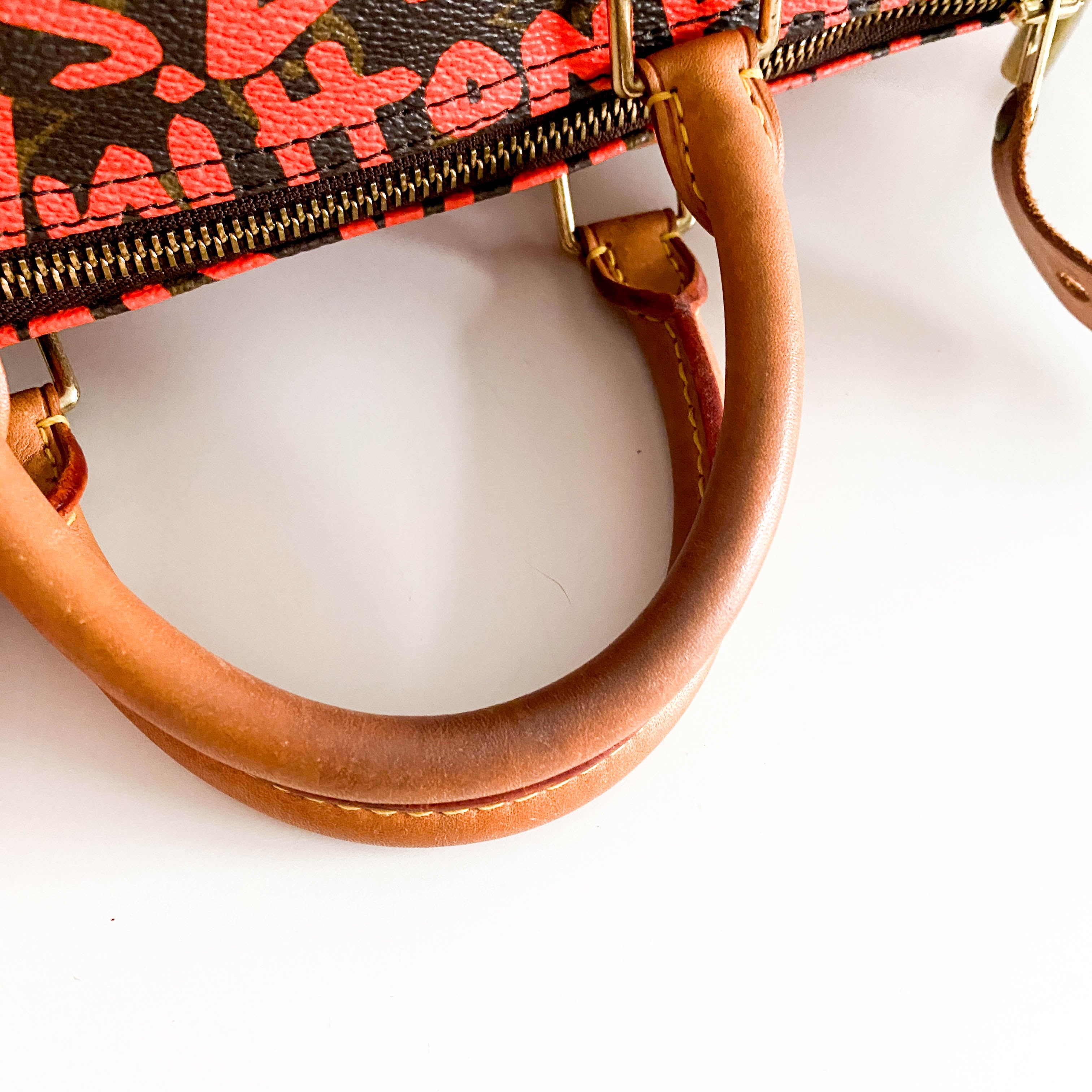 Stephen Sprouse Monogram Graffiti Speedy 30 Orange