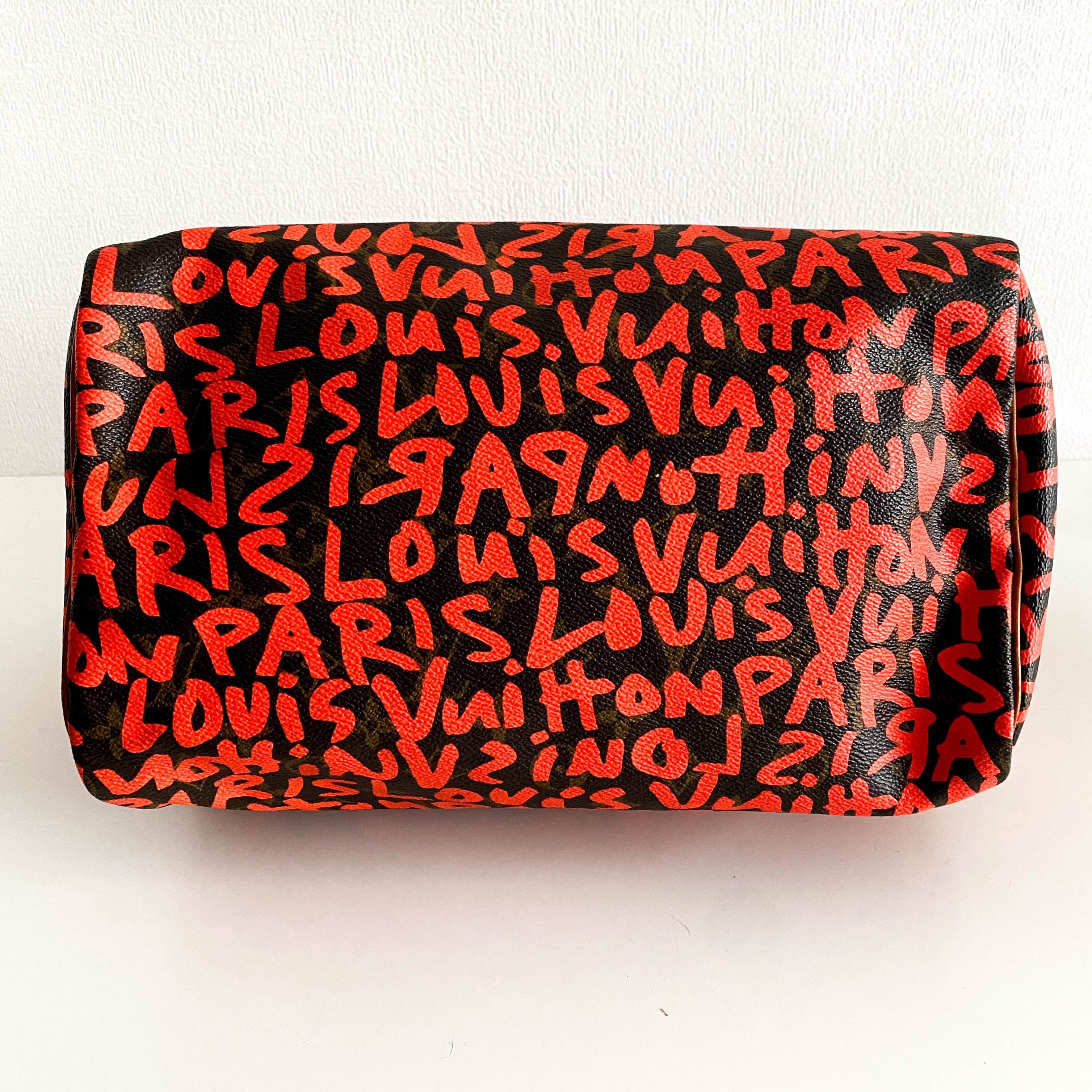 Stephen Sprouse Monogram Graffiti Speedy 30 Orange