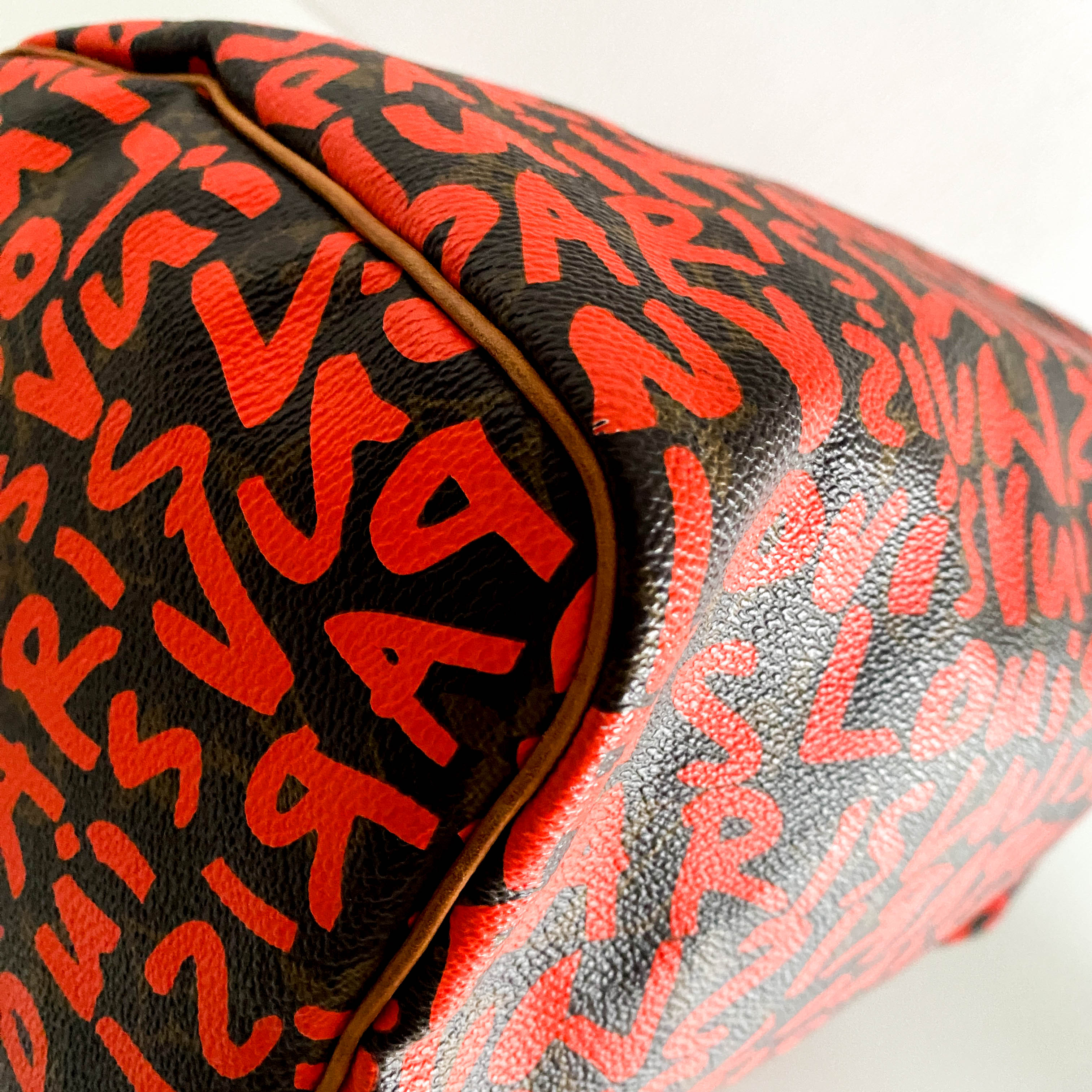 Stephen Sprouse Monogram Graffiti Speedy 30 Orange