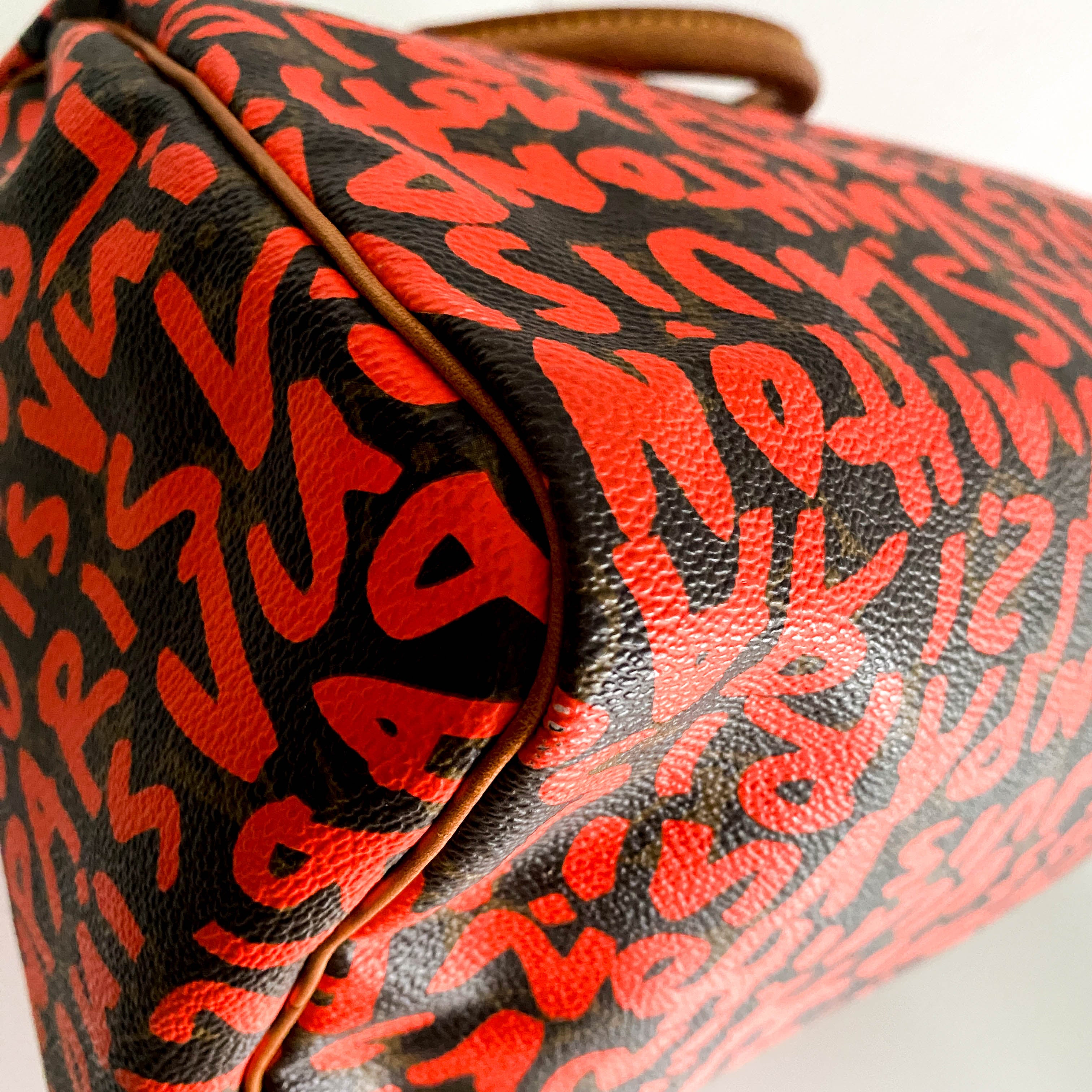 Stephen Sprouse Monogram Graffiti Speedy 30 Orange