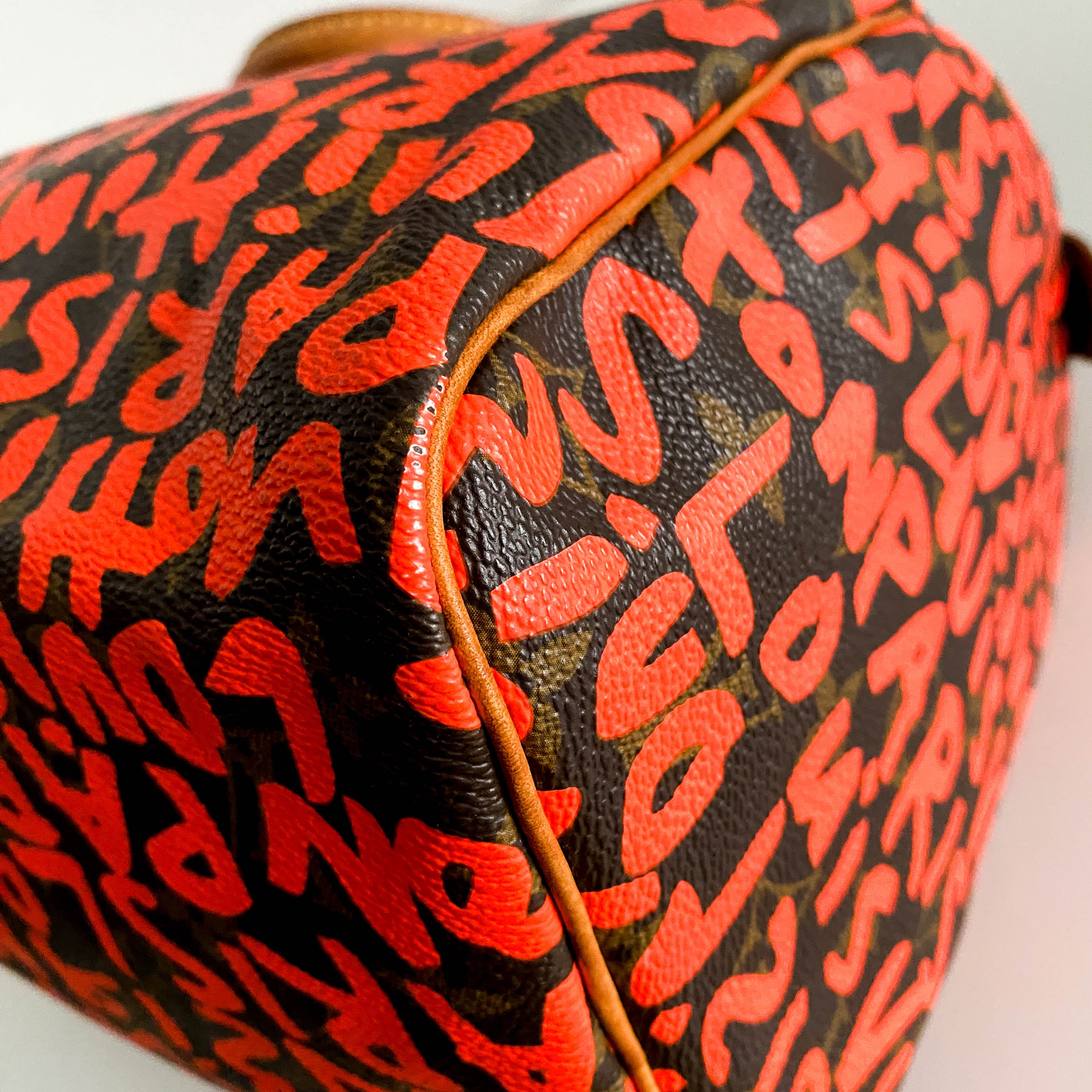 Stephen Sprouse Monogram Graffiti Speedy 30 Orange