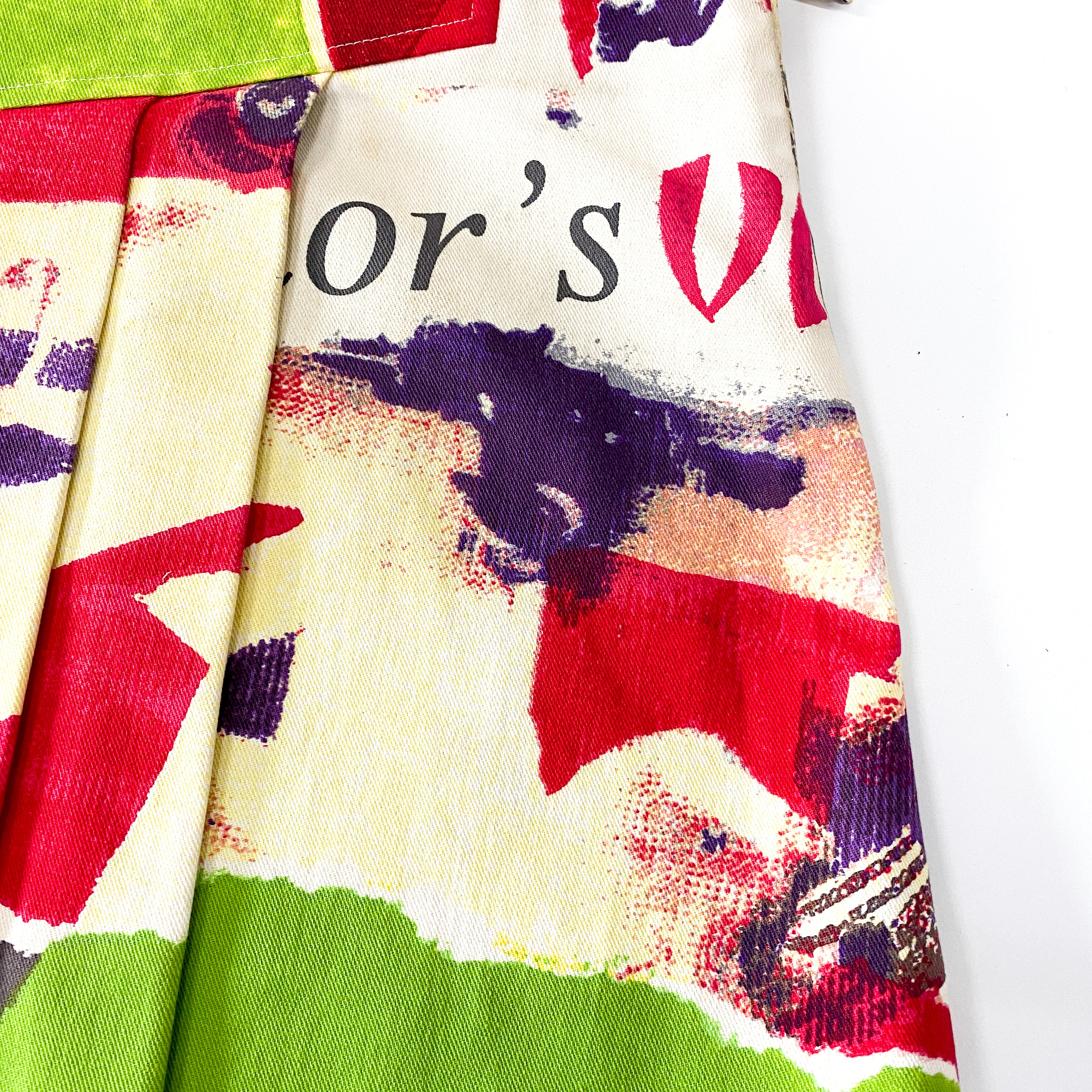 Dior Victim Collection Mini Skirt by John Galliano SIZE US 6