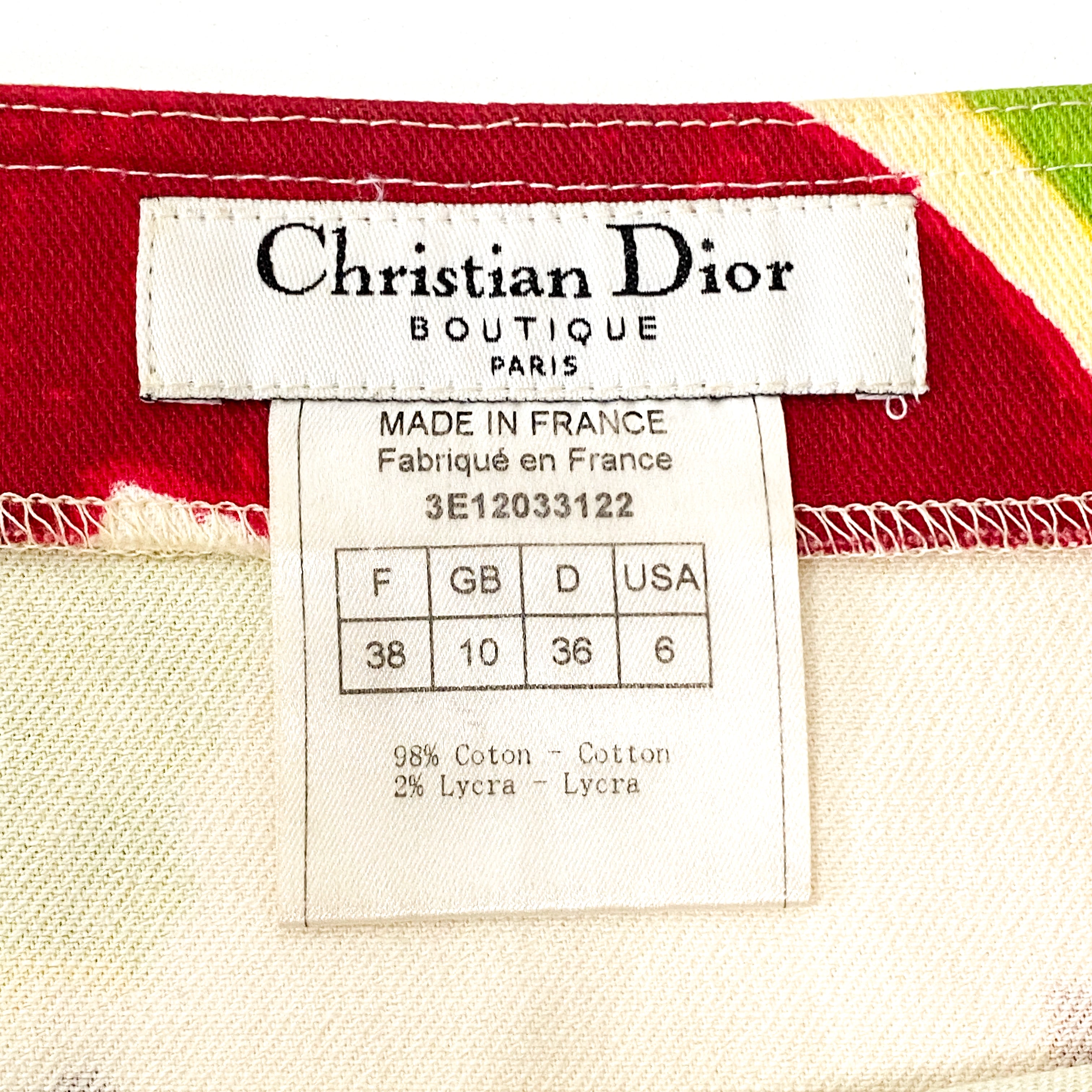 Dior Victim Collection Mini Skirt by John Galliano SIZE US 6