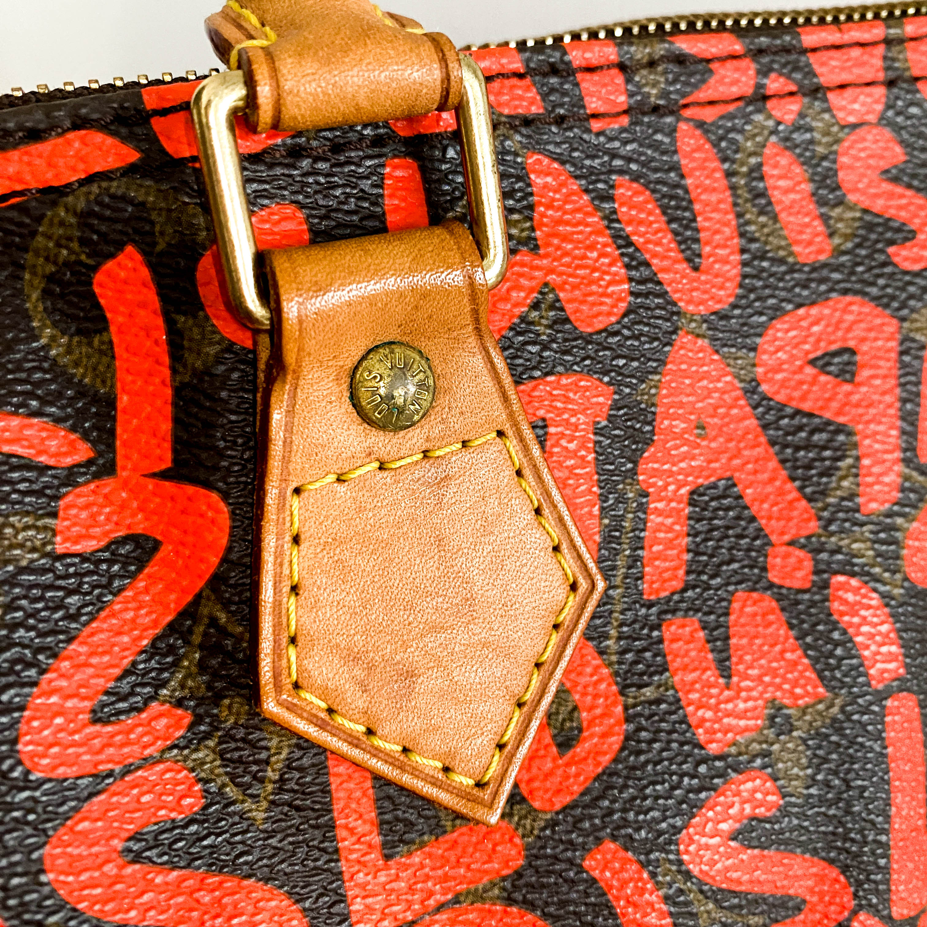 Stephen Sprouse Monogram Graffiti Speedy 30 Orange