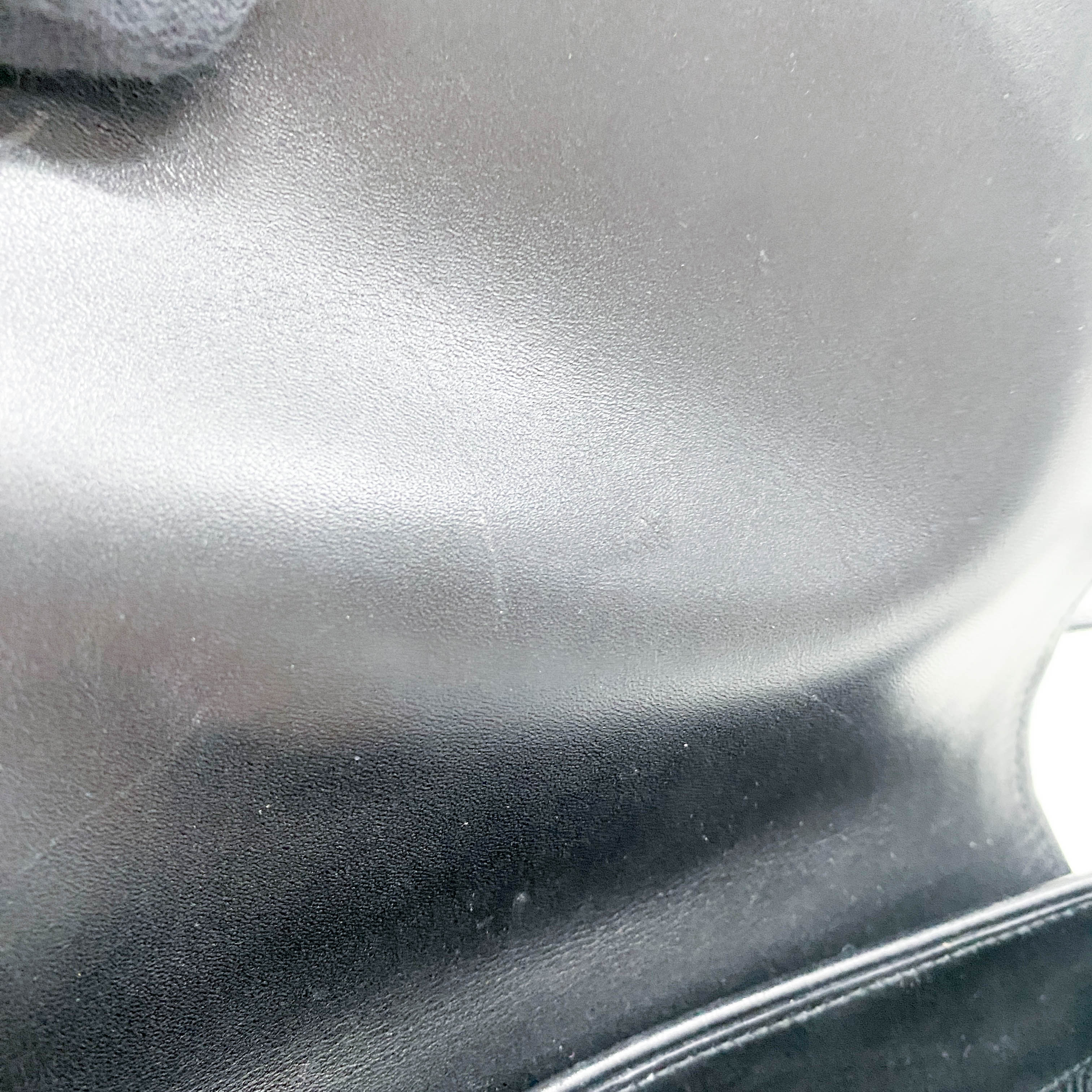 Archive Black Leather Shoulder Bag