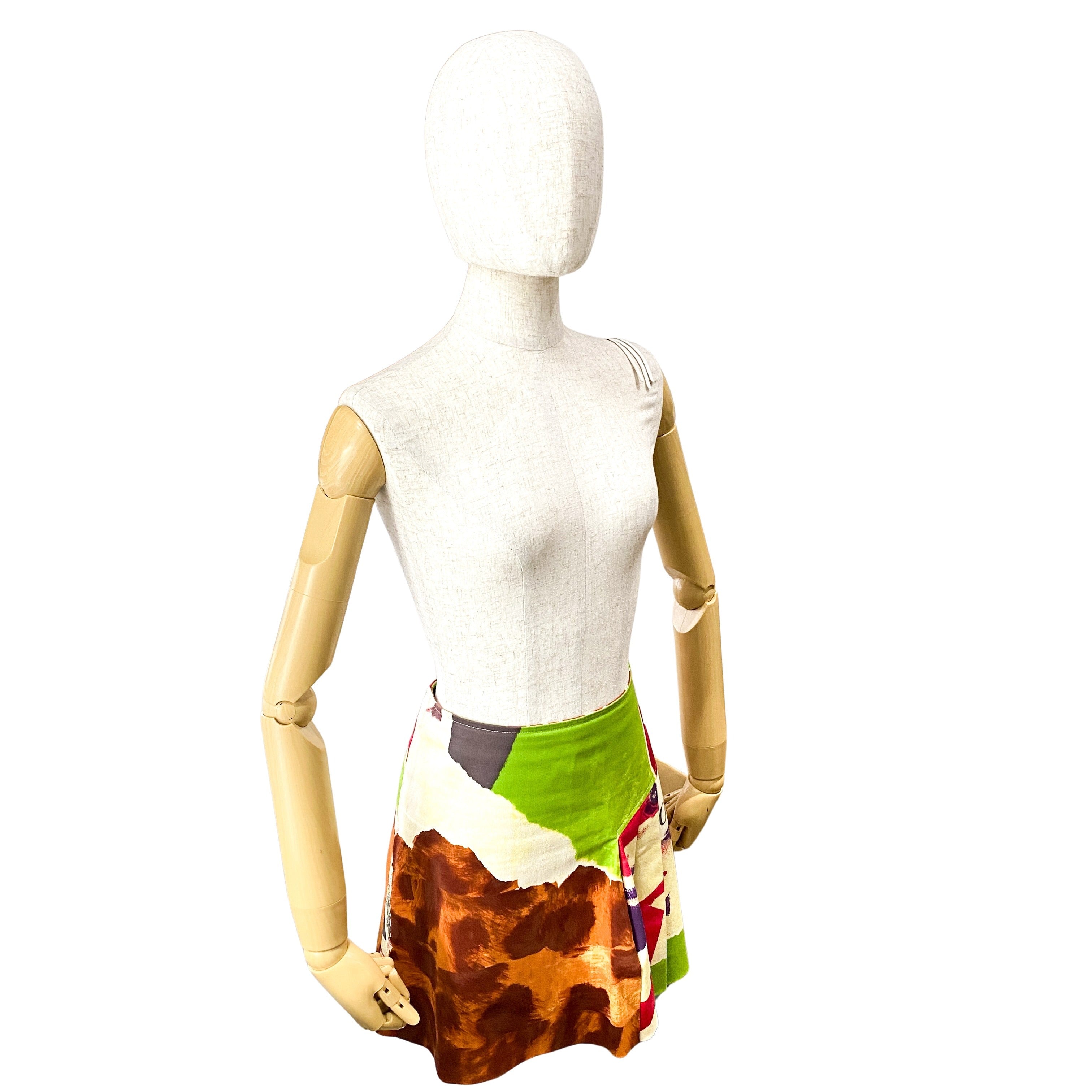 Dior Victim Collection Mini Skirt by John Galliano SIZE US 6