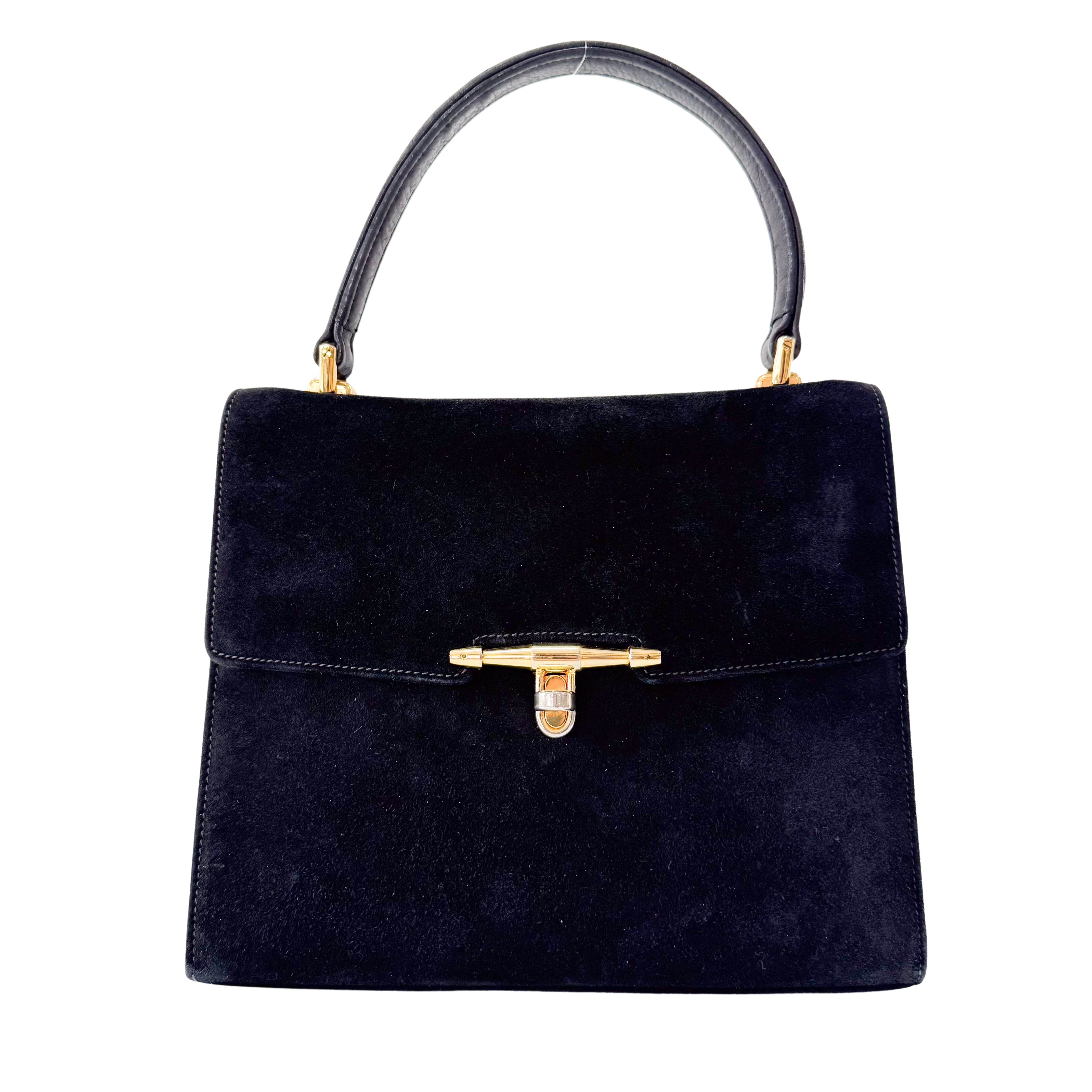Black Suede Bag
