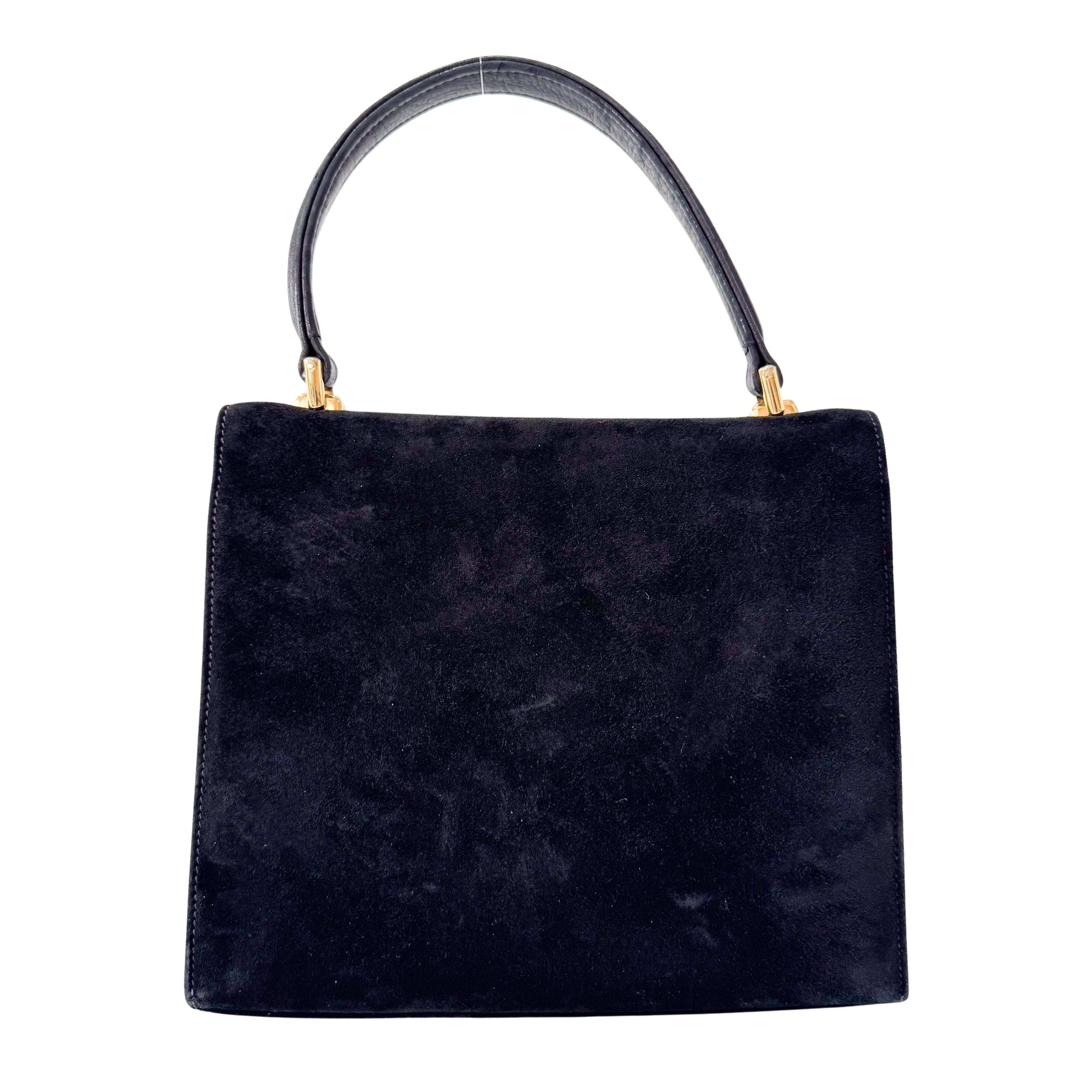 Black Suede Bag